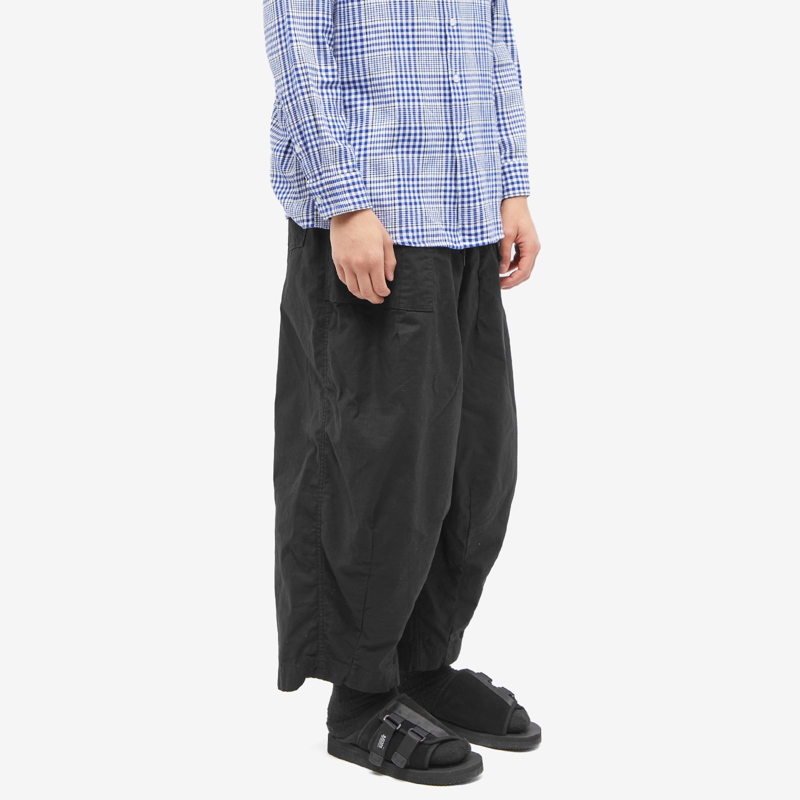 Needles Deconstructed H.D. Sweat Pant in Heather Grey
