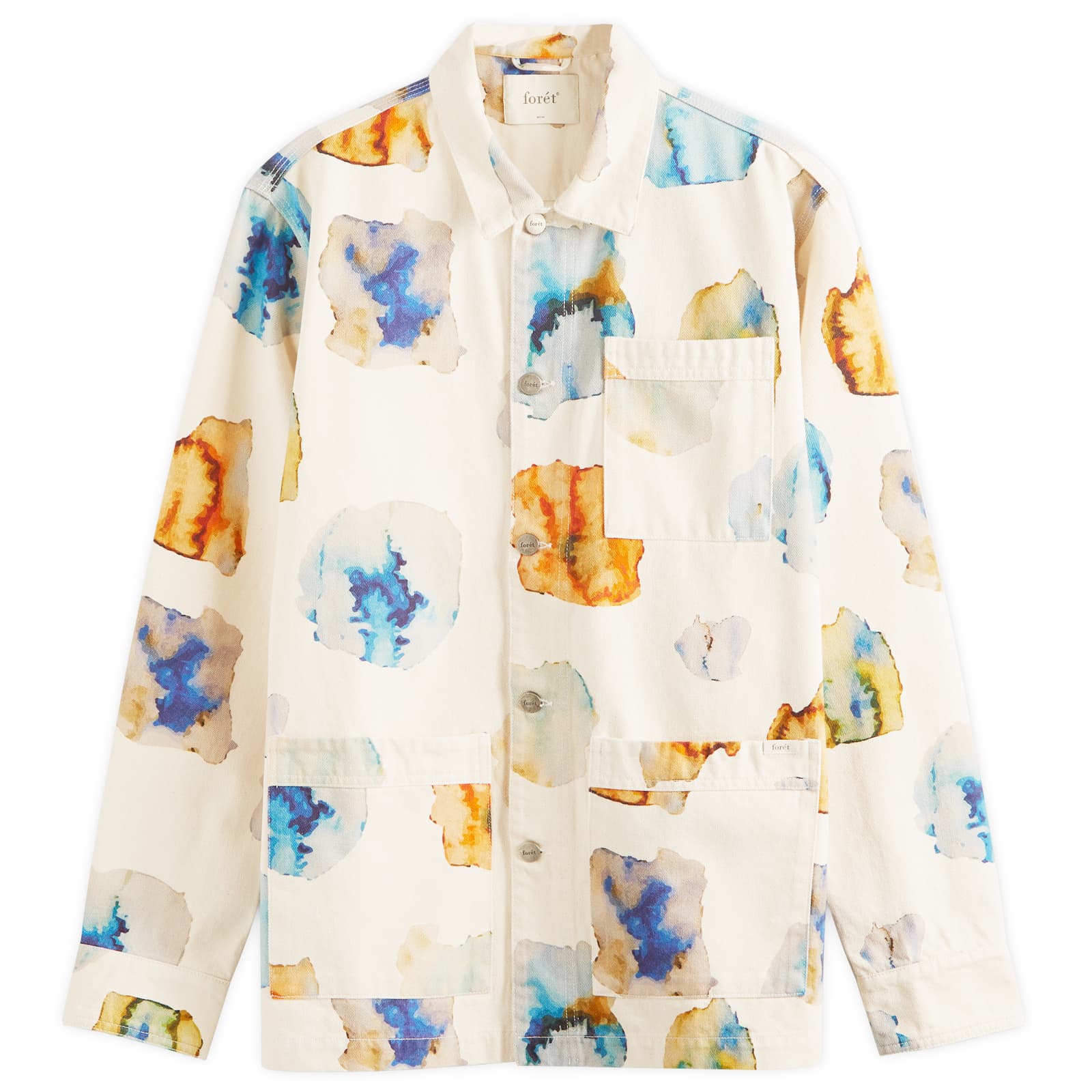 Foret Heyday Artwork Overshirt - Undyed