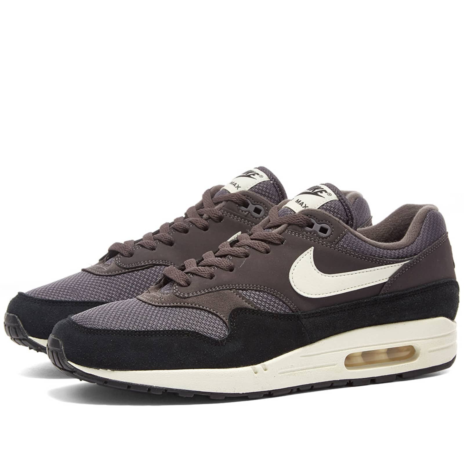nike air max 1 thunder grey sail black
