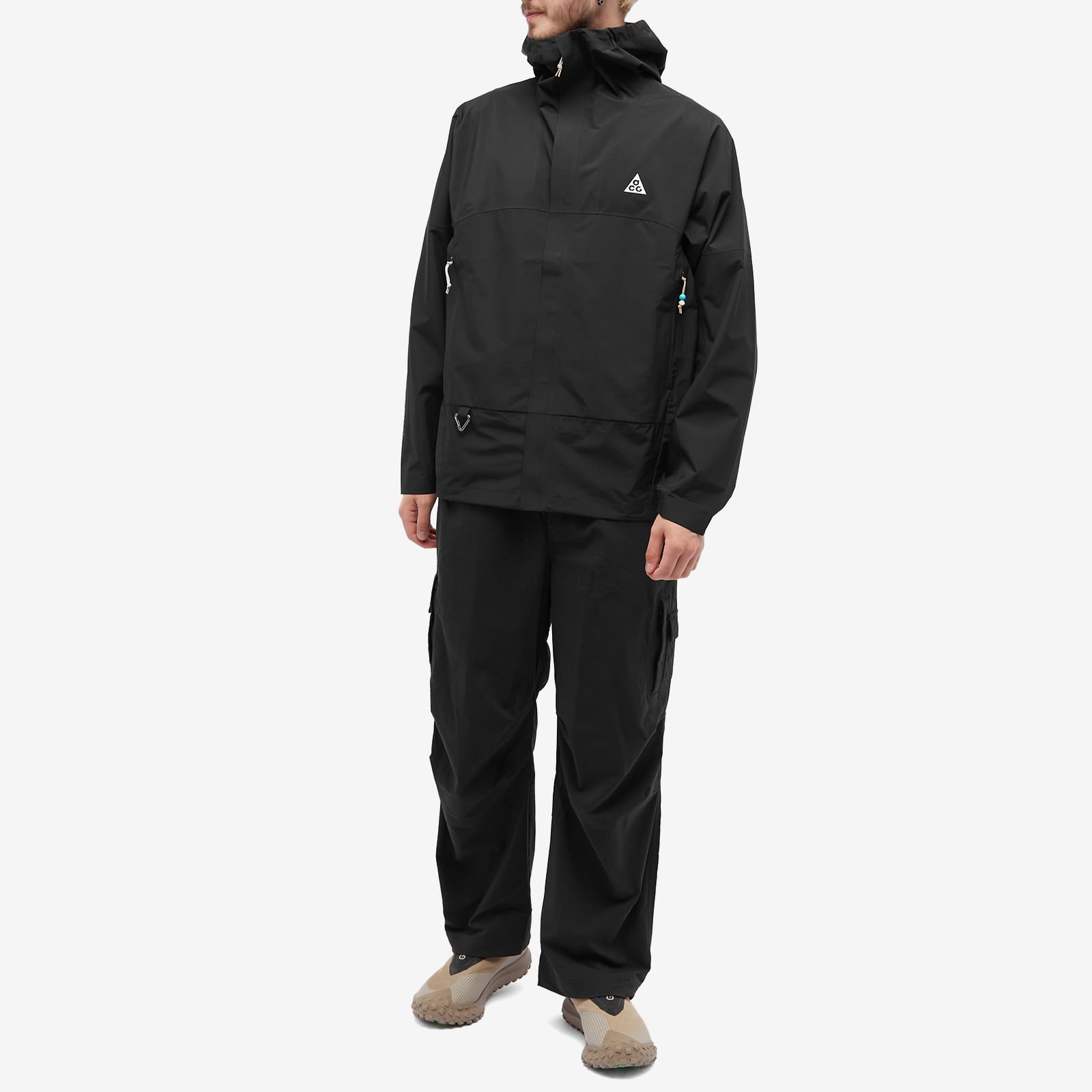 Nike ACG Cascade Rain Jacket - Black & Summit White