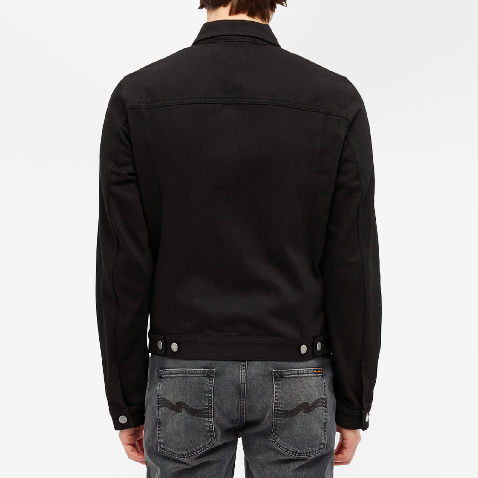 Nudie Billy Denim Jacket Dry Black Denim END. (US)