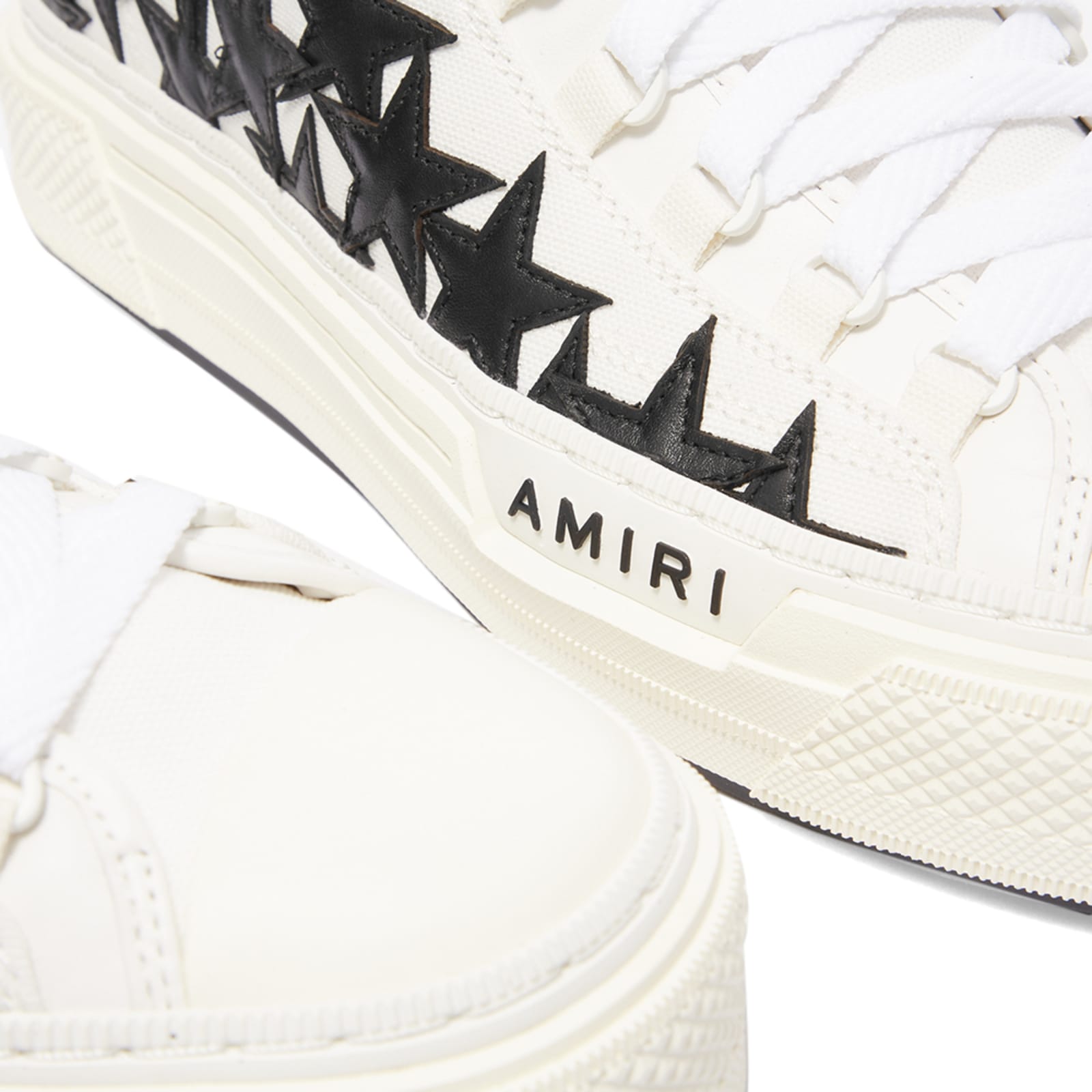 AMIRI Stars Court Hi - White & Black