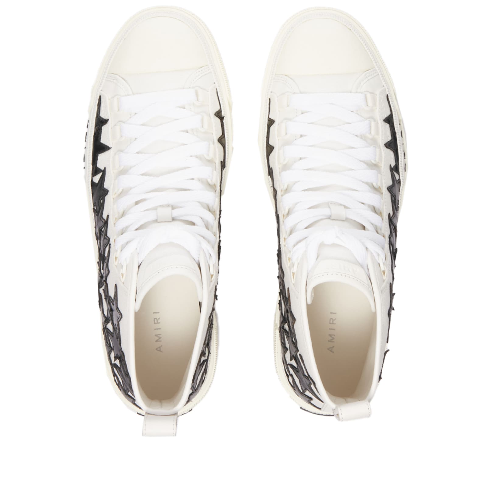 AMIRI Stars Court Hi - White & Black