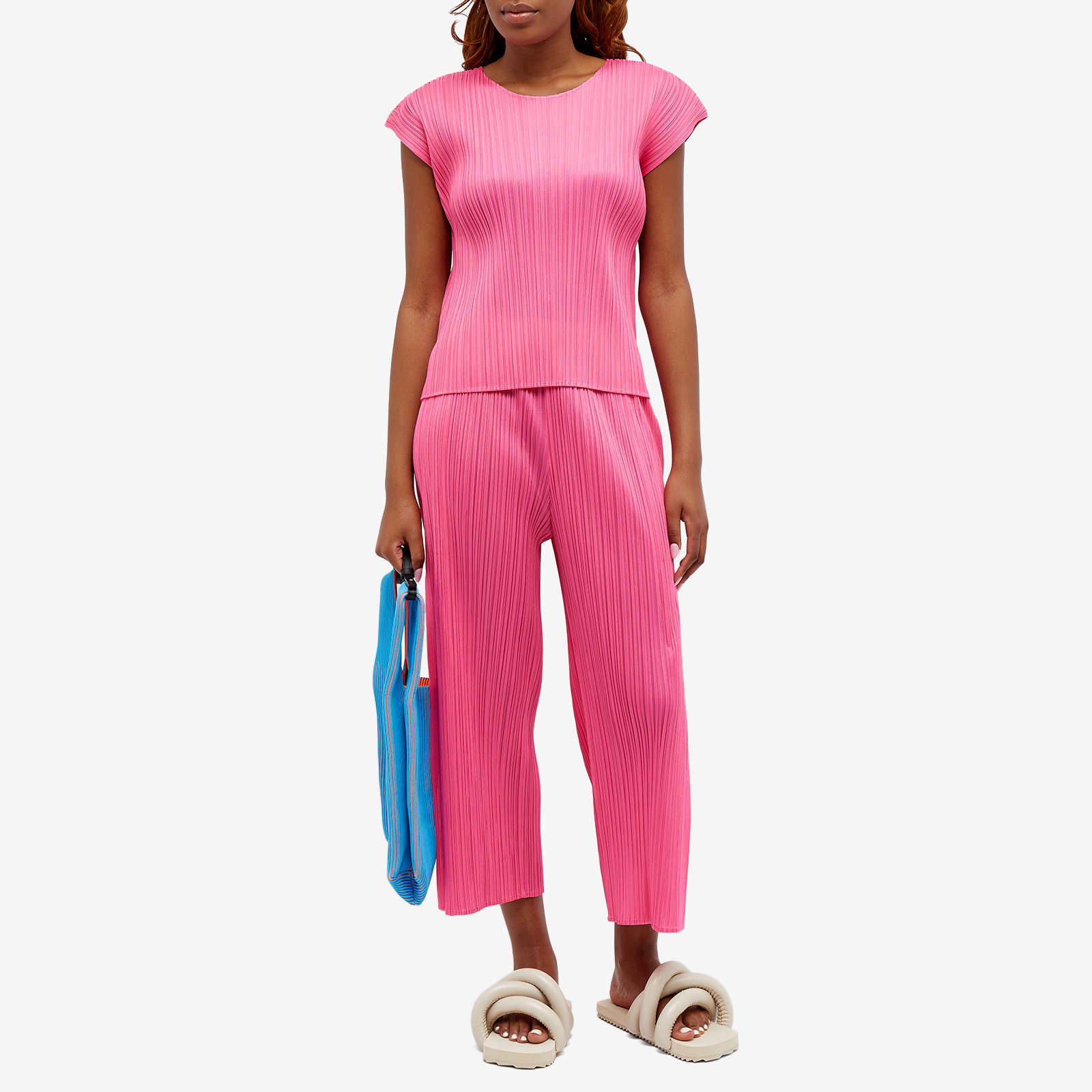 Pleats Please Issey Miyake Pleats T-Shirt - Pink