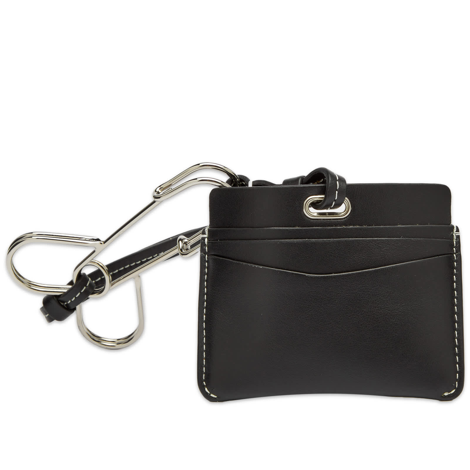 JW Anderson Pin Cardholder Black END.