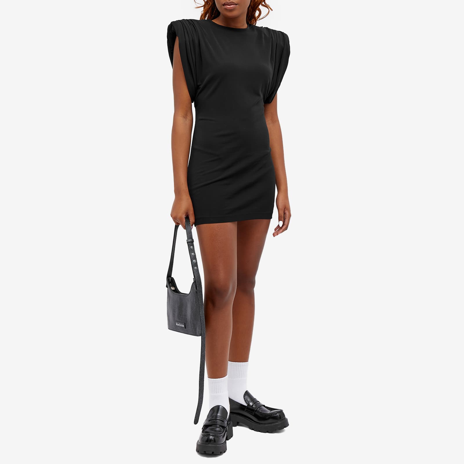 WARDROBE.NYC Sheath Mini Dress Black END.