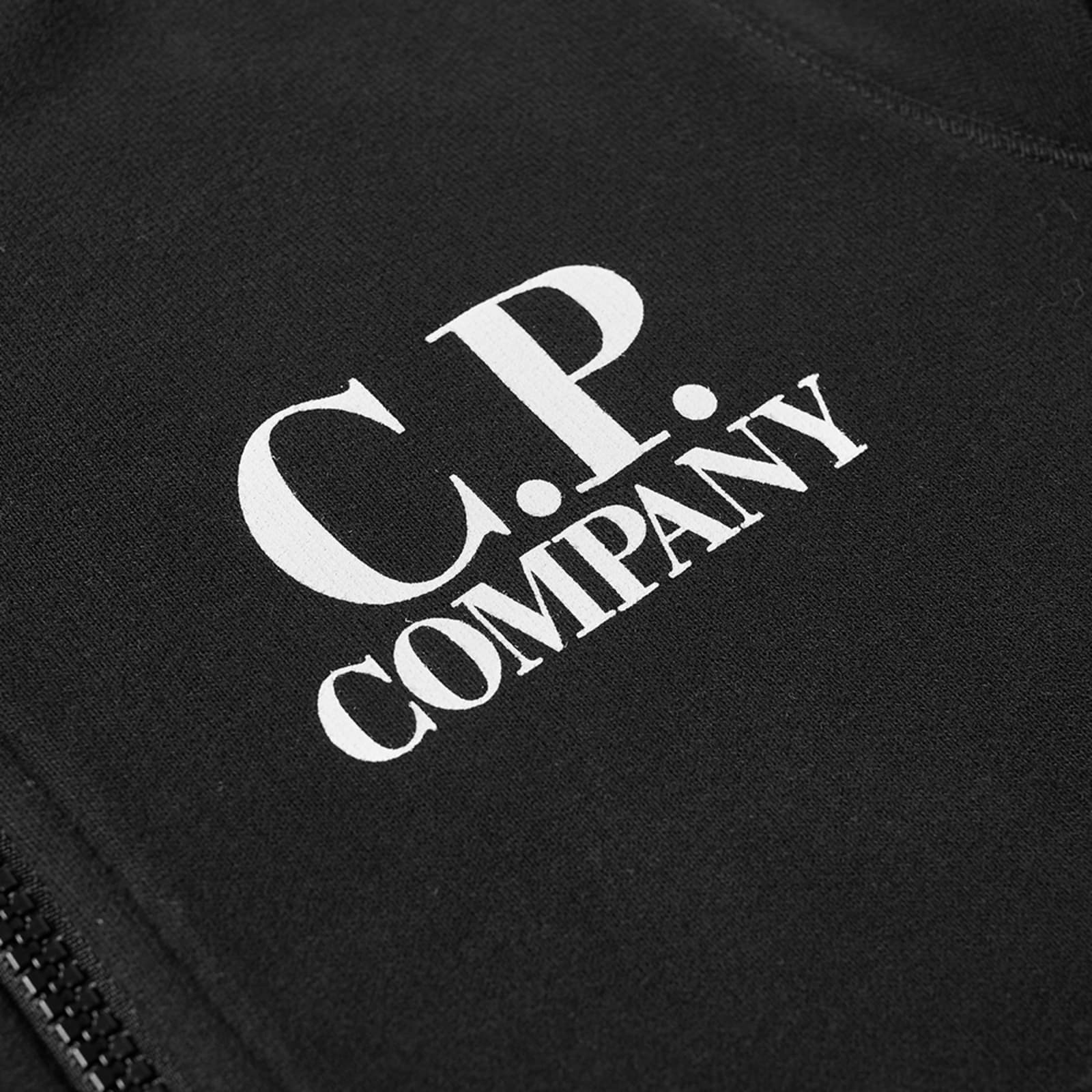 C.P. Company Undersixteen Zip Through Goggle Hoodie Black END. (AU)