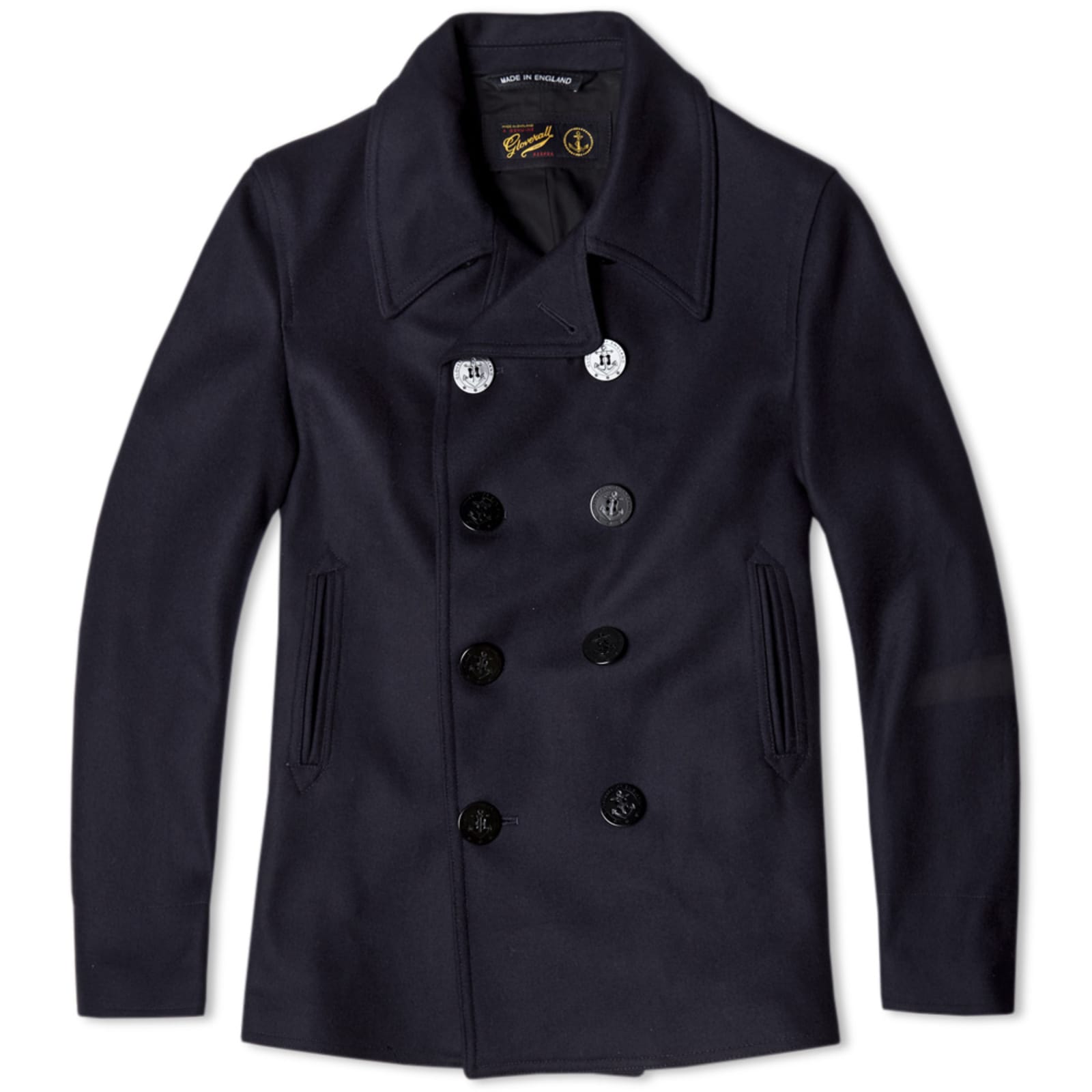 Gloverall Reefer Pea Coat Indigo END. (GB)