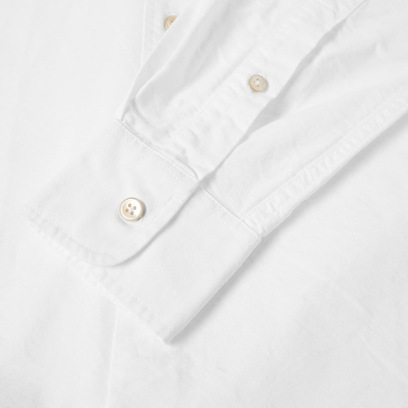 Our Legacy Everyman 1940s Button Down Shirt - Heavy White Oxford