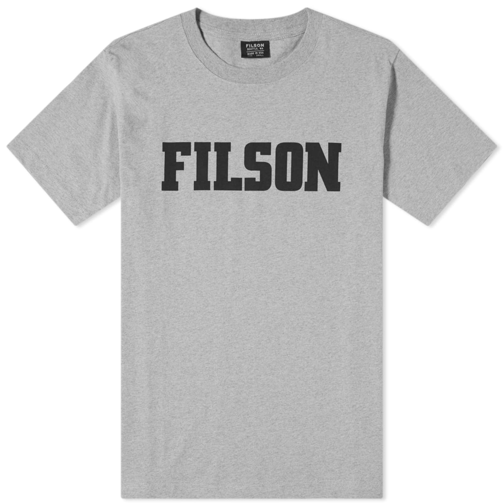 Filson Logo Outfitter Tee Grey Heather END.