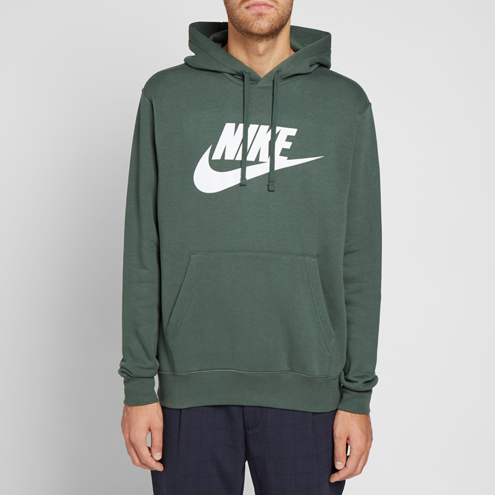Nike club fleece hoodie galactic jade clearance