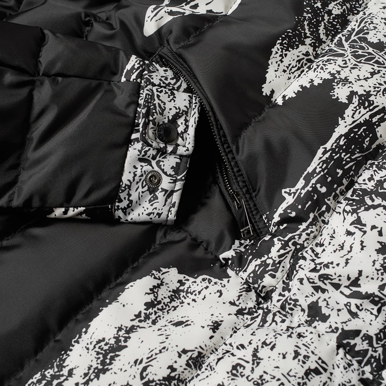 Valentino x Undercover Time Traveller Hooded Down Jacket Black, White