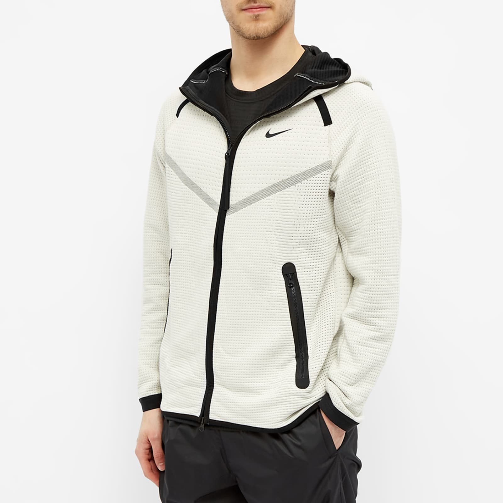 Nike Tech Pack Engineered Hoodie - Light Bone & Black