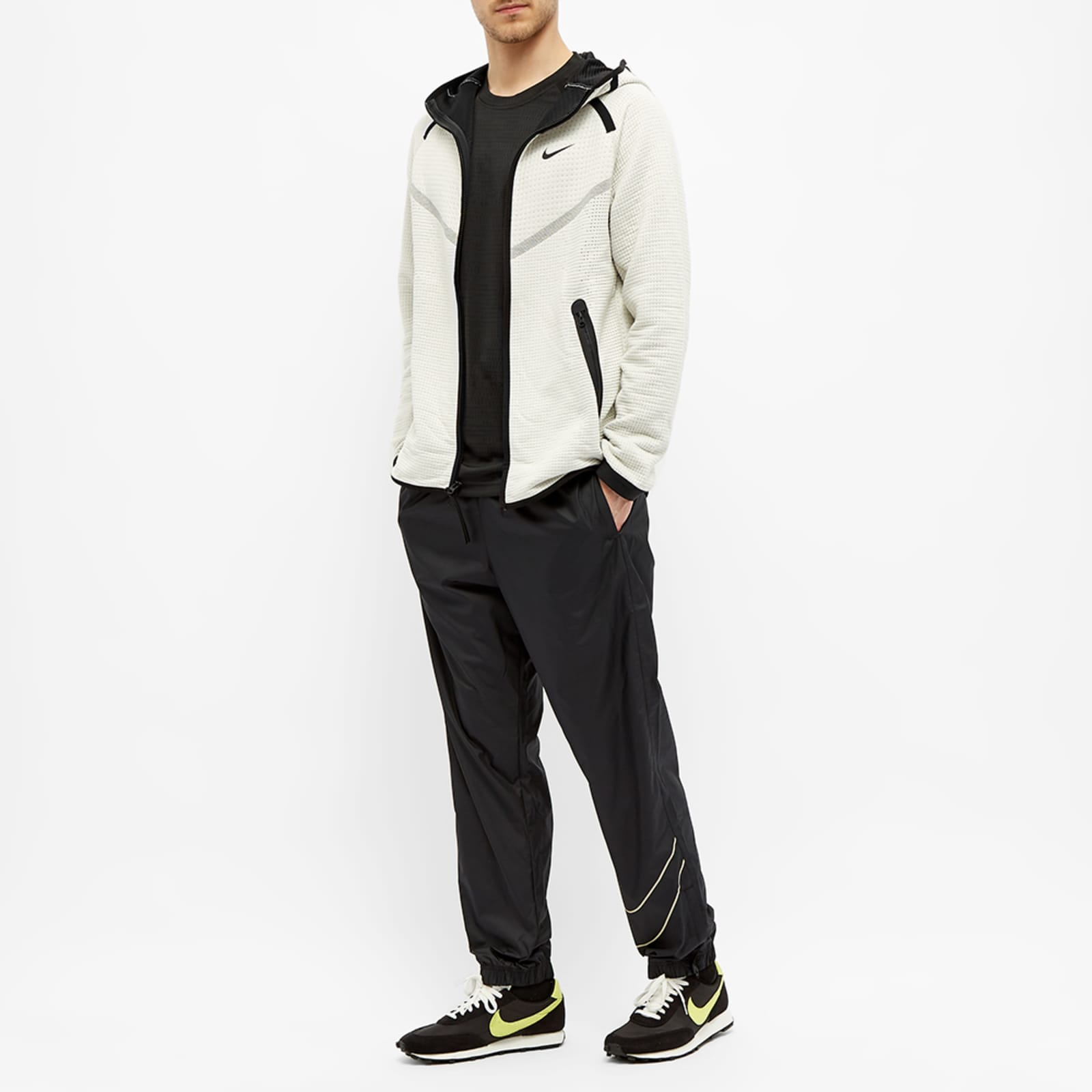 Nike Tech Pack Engineered Hoodie - Light Bone & Black