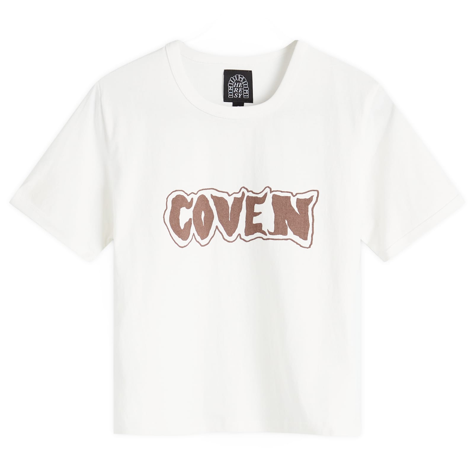Heresy Coven Baby Tee - Ecru