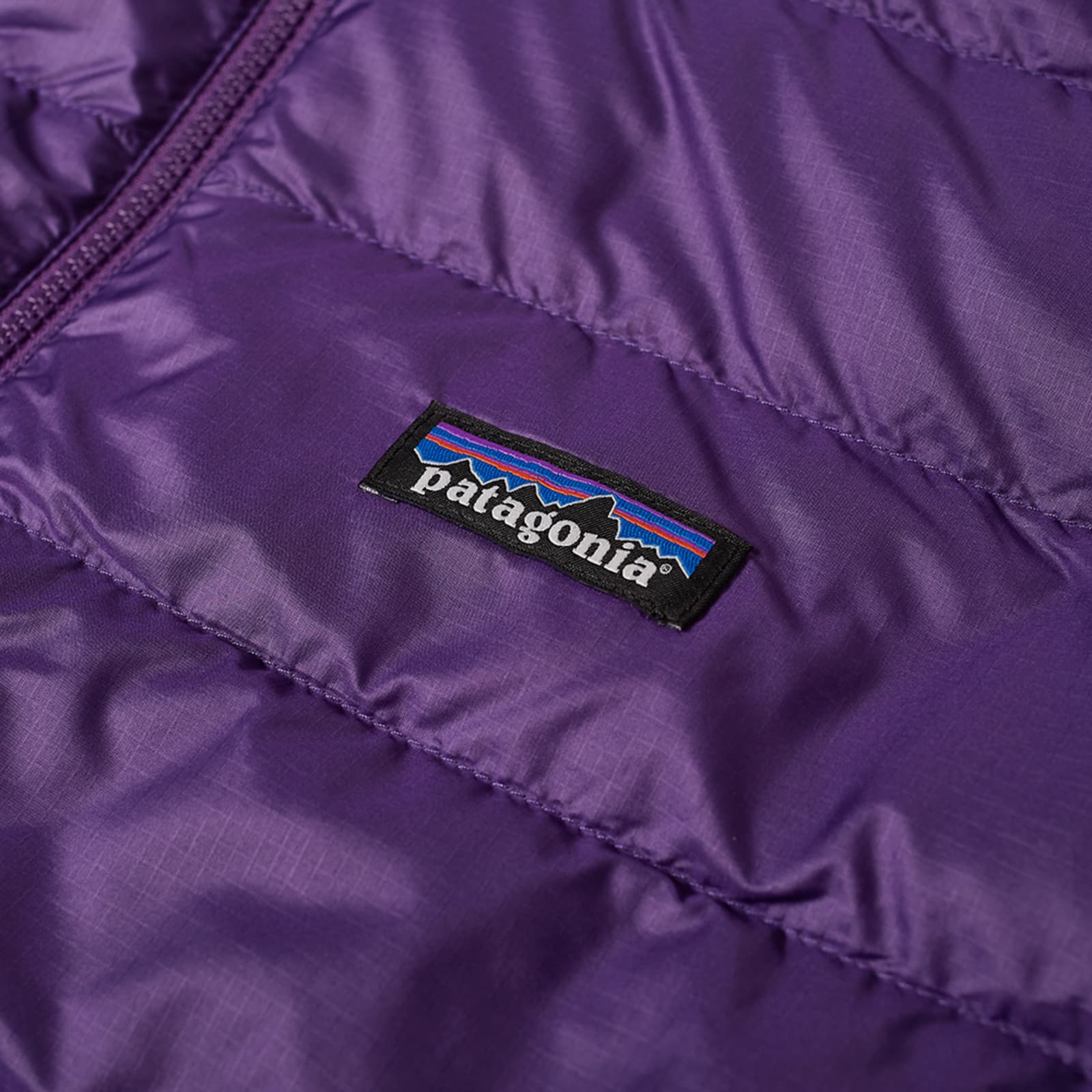 Patagonia Down Sweater Hoodie - Purple