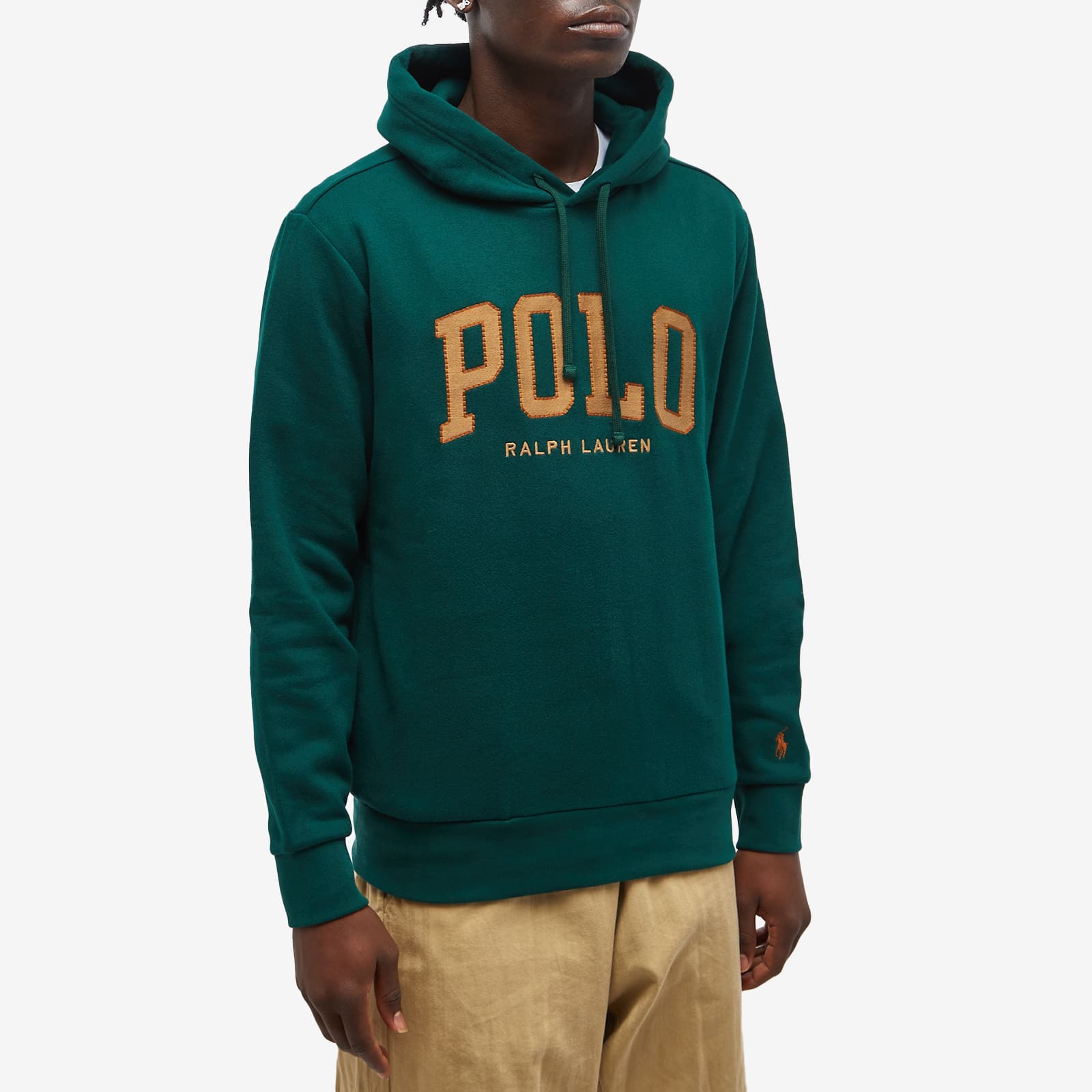 Polo Ralph Lauren Polo College Logo Hoodie Hunt Club Green END. (GB)