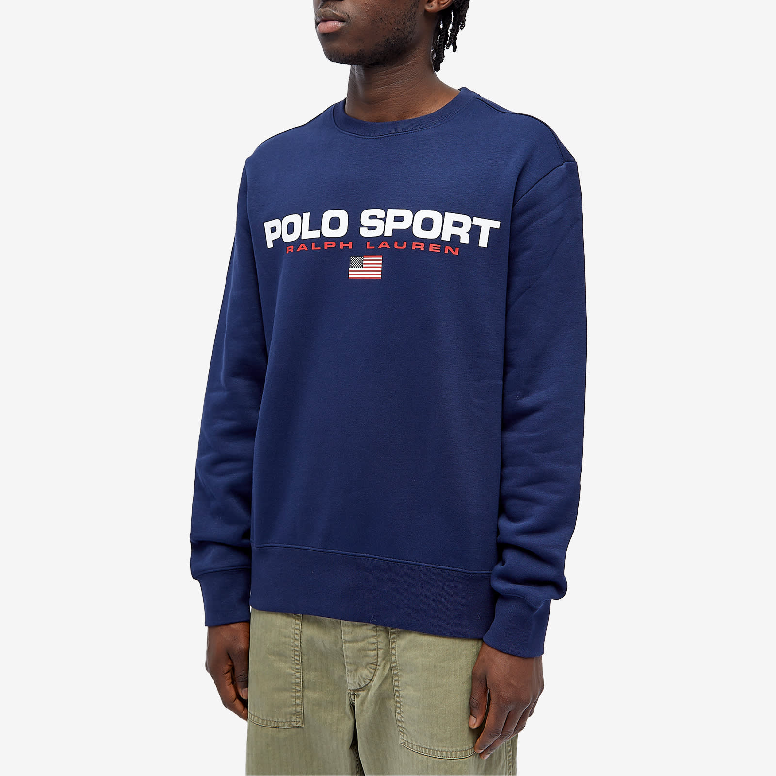 Polo Ralph Lauren Polo Sport Crew Sweat Cruise Navy & White END. (US)