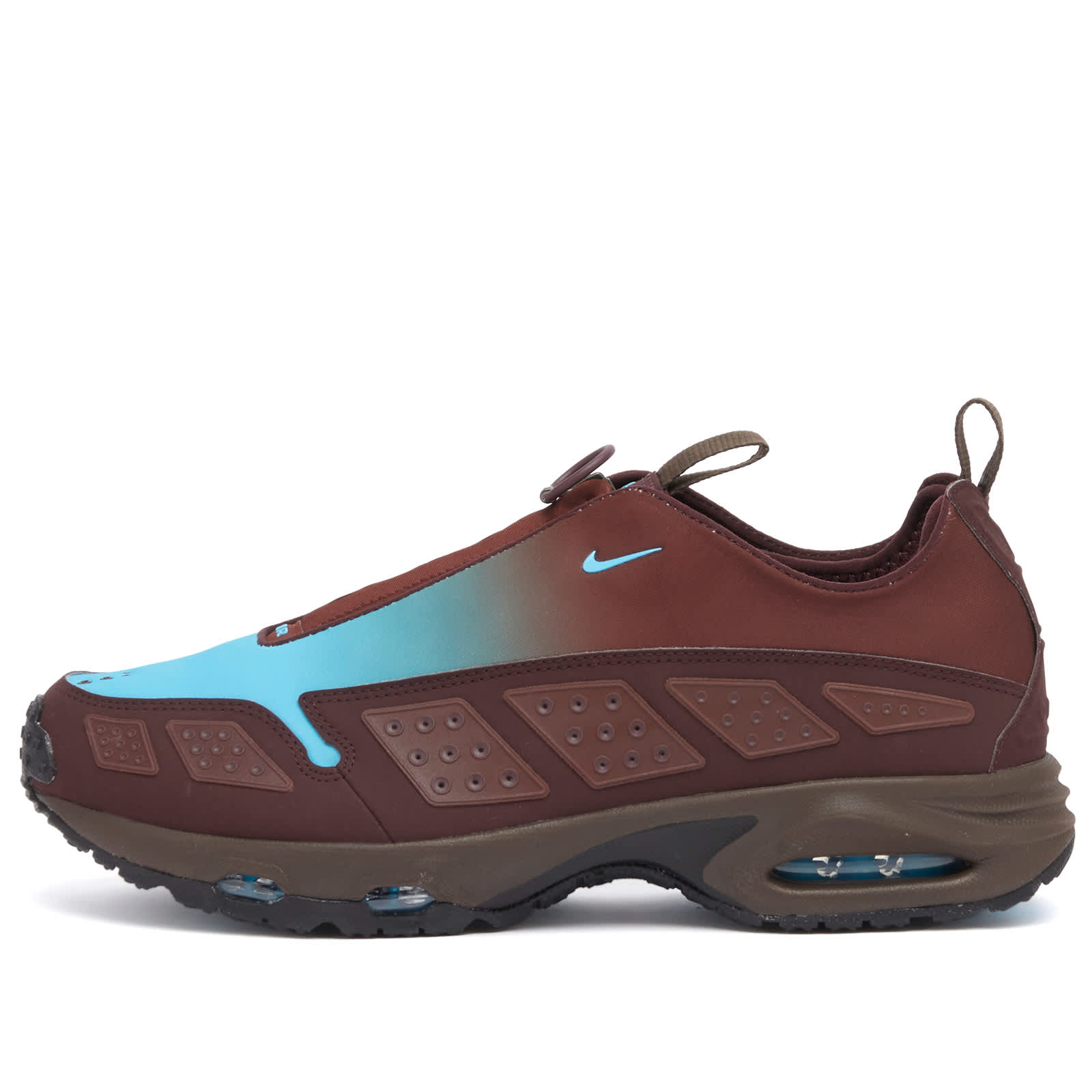 Nike Air Max SNDR Sneaker - Burgundy, Brown & Blue
