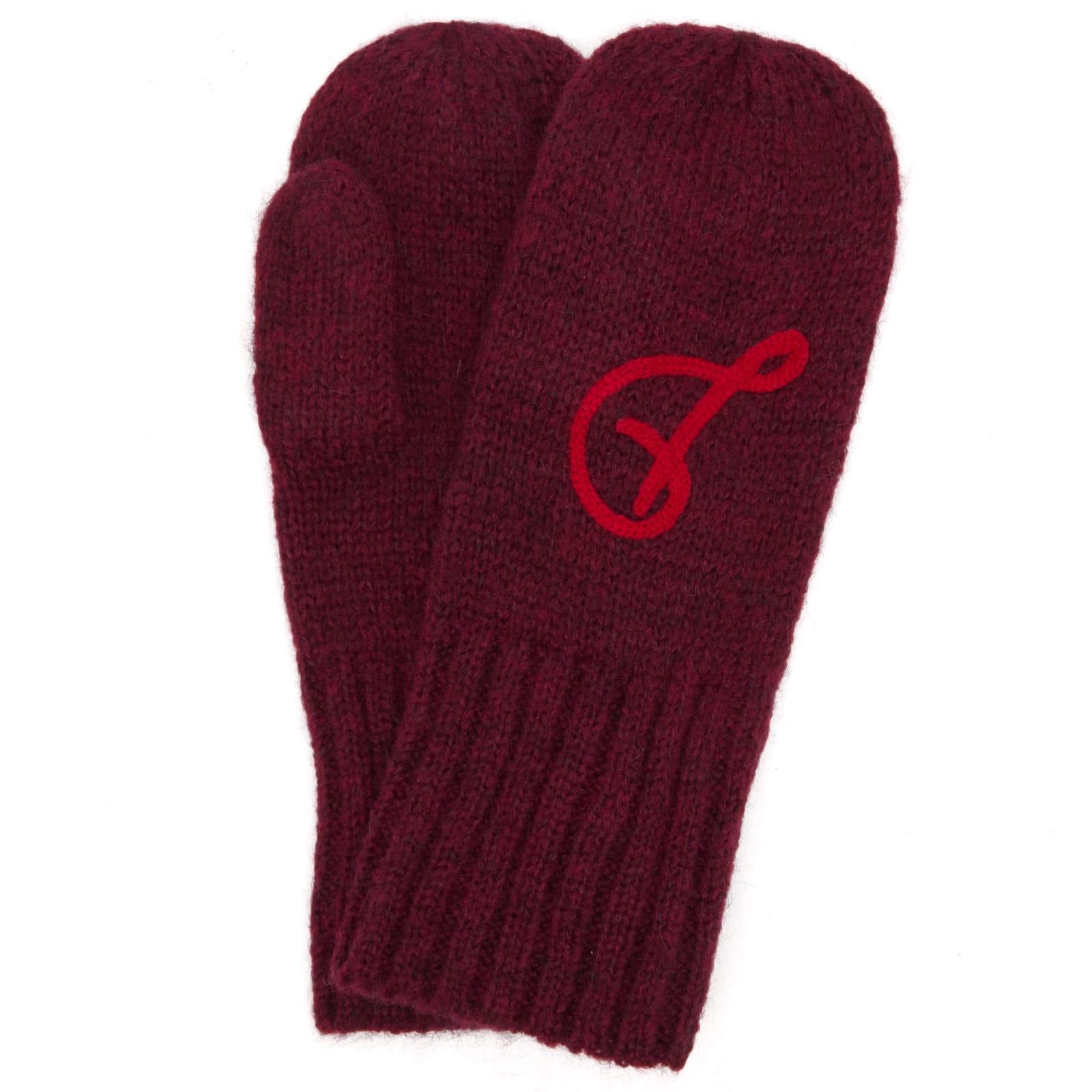 Damson Madder DM Mittens - Burgundy