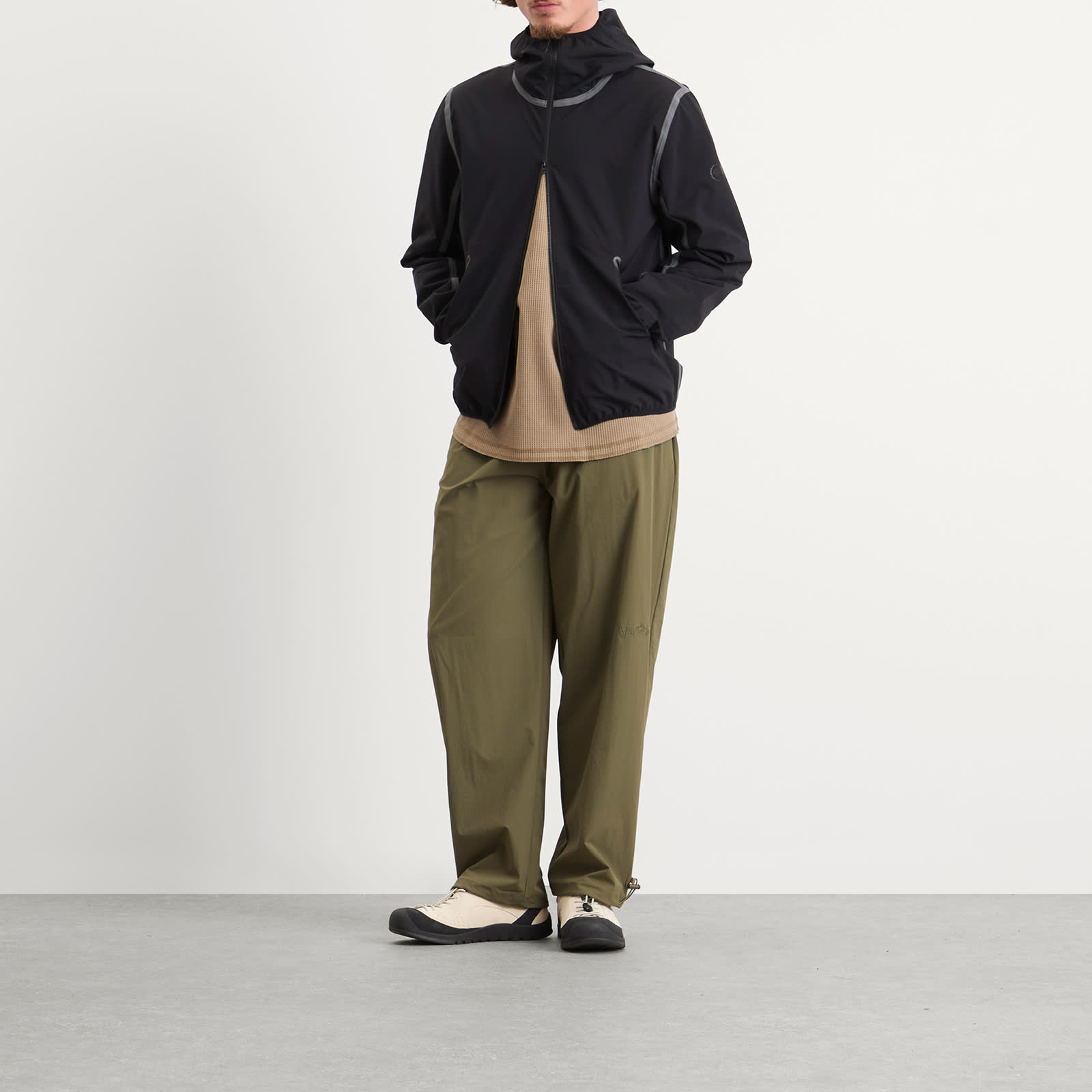 Mellow Clo Everyday Stretch Nylon Trousers - Olive