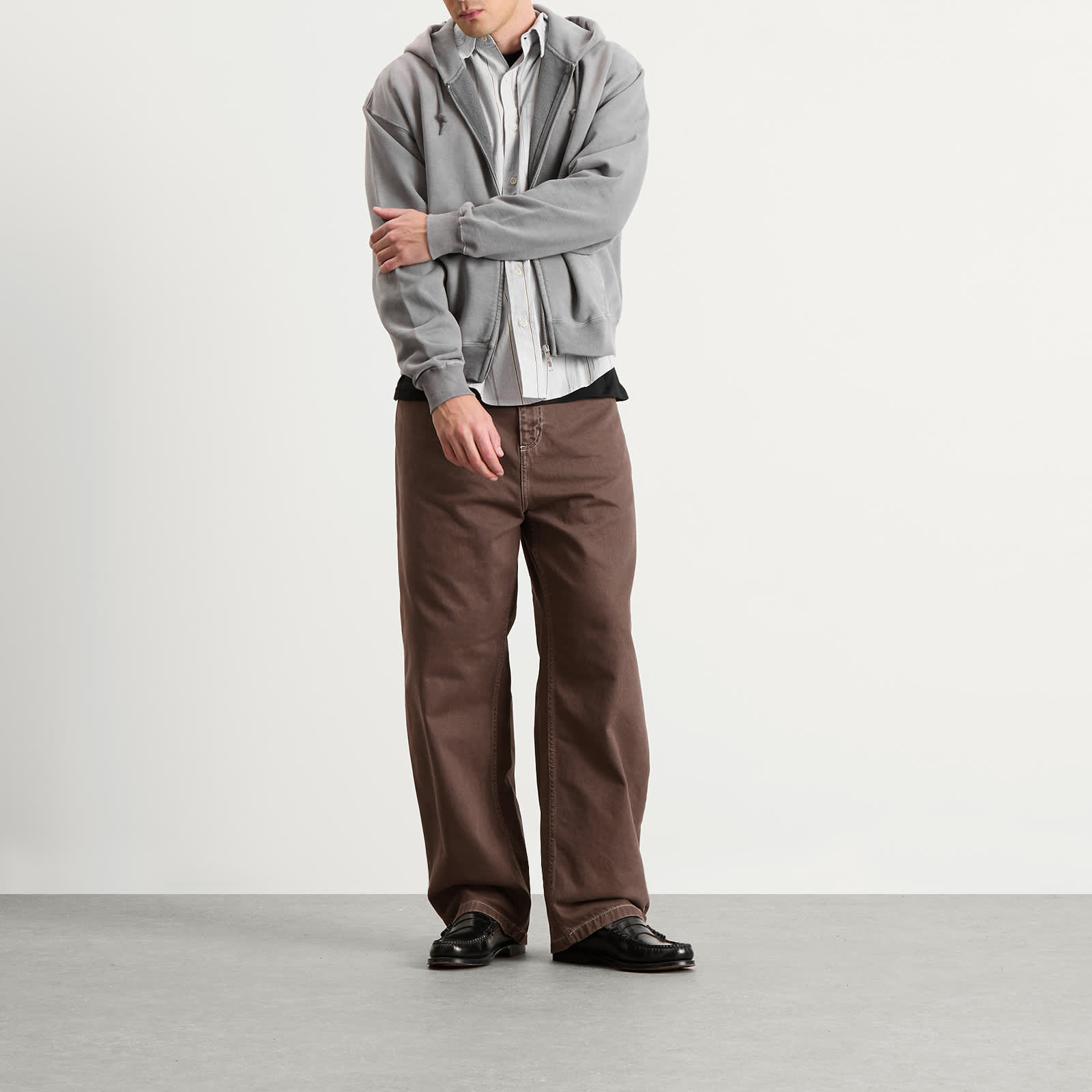 Carhartt WIP Brandon Loose Straight Twill Pants - Palisander