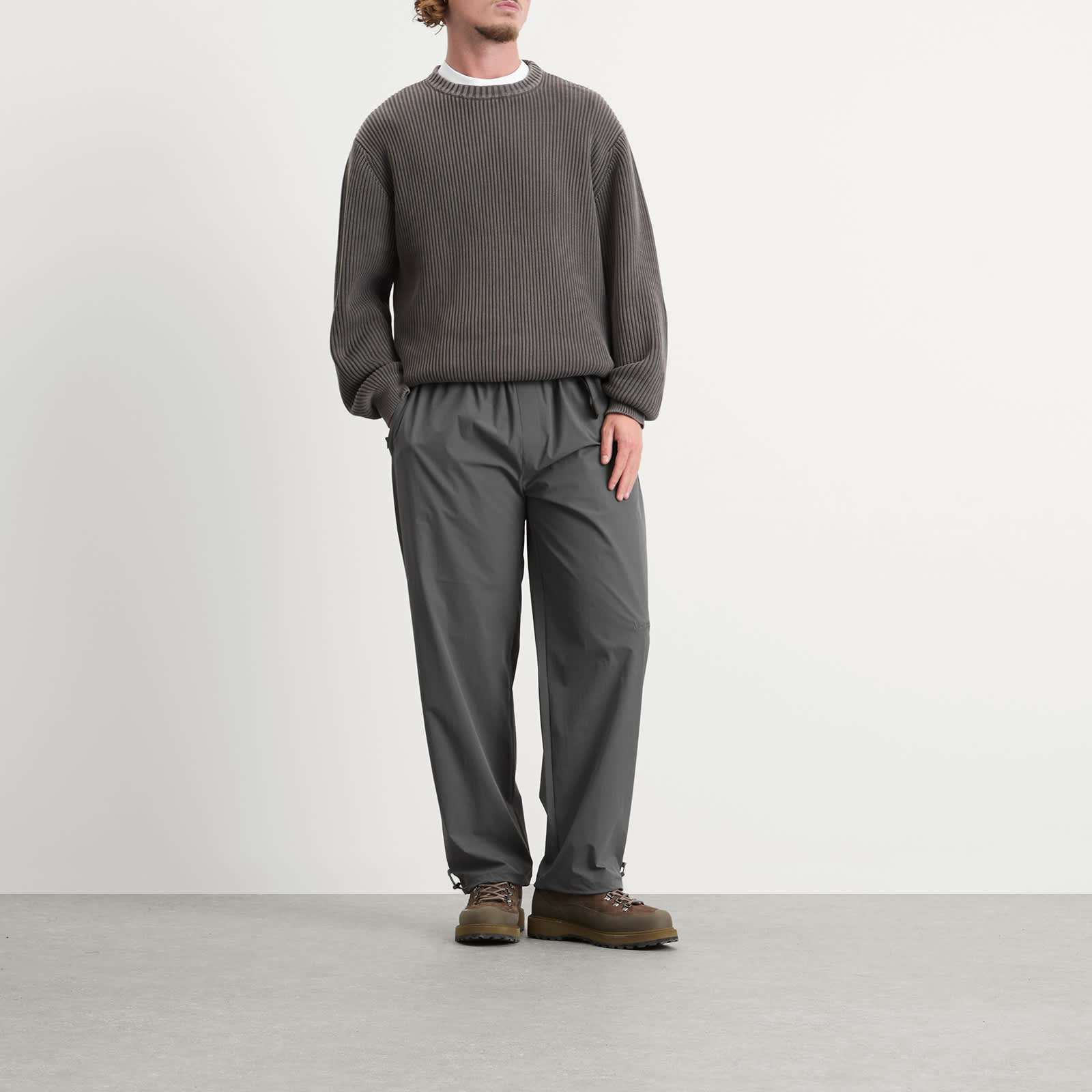 Mellow Clo Everyday Stretch Nylon Trousers - Grey