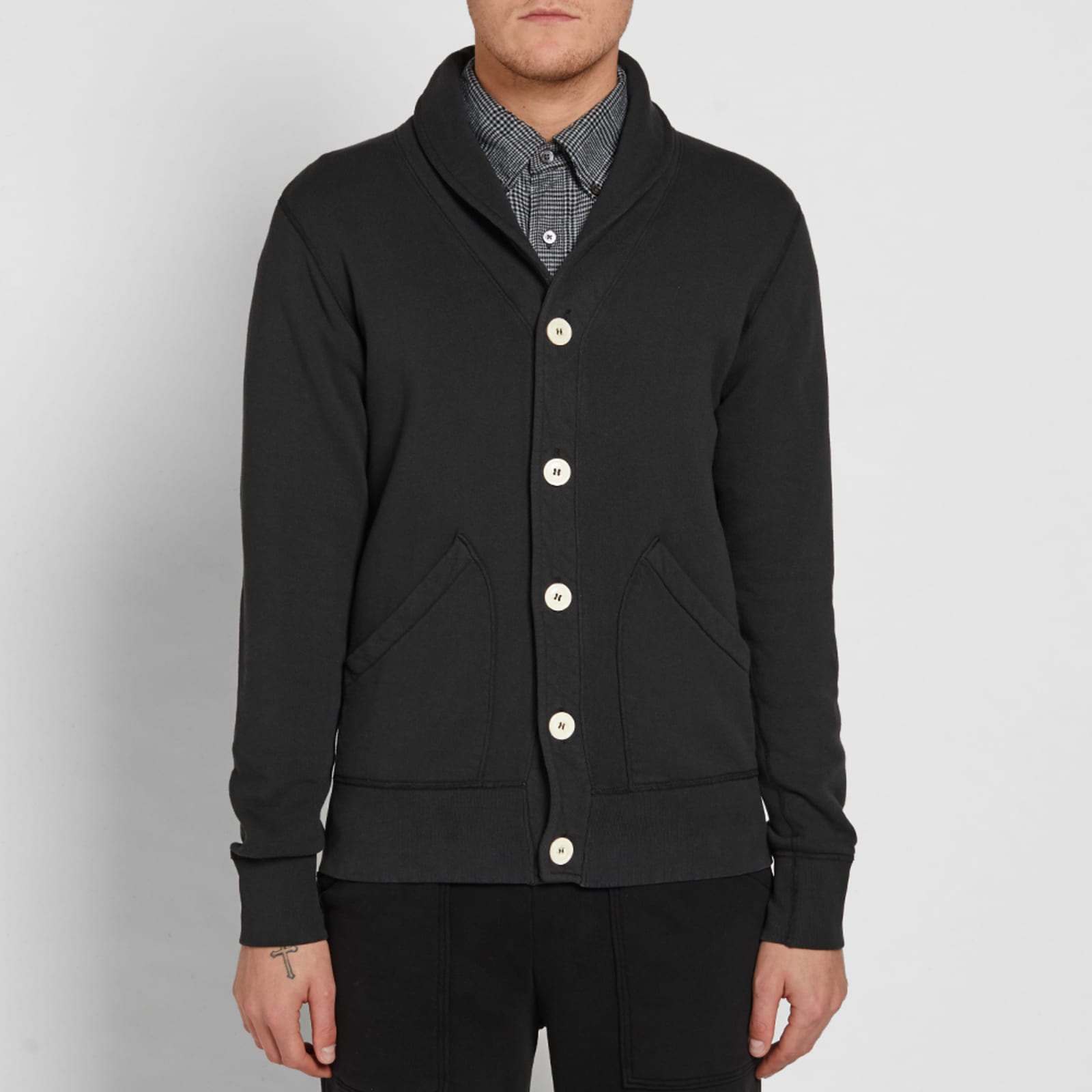 Velva Sheen Shawl Cardigan Black END. (UK)