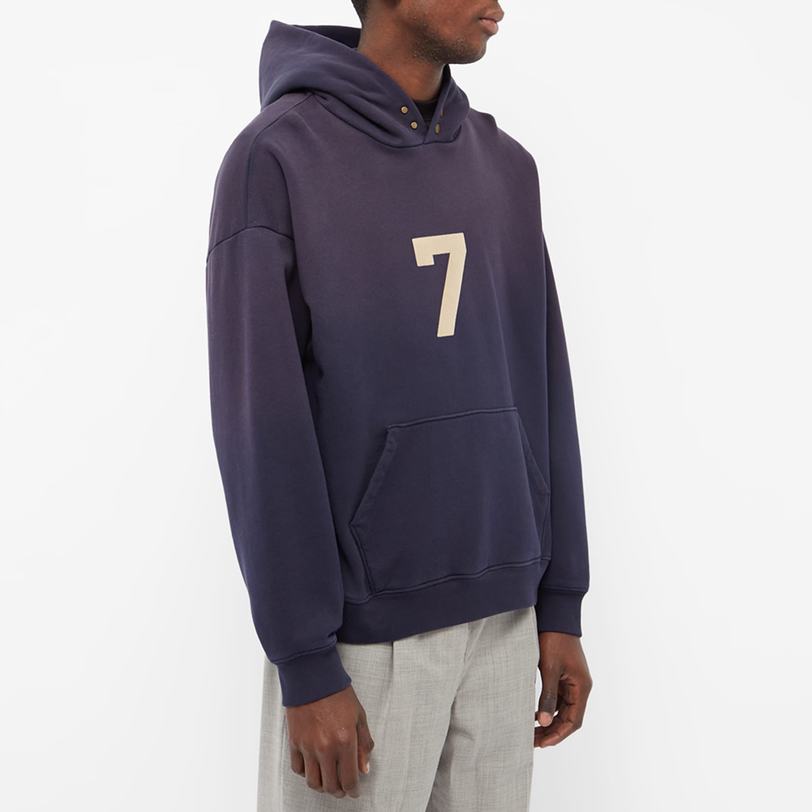 Fear of god essentials navy hoodie Clearance