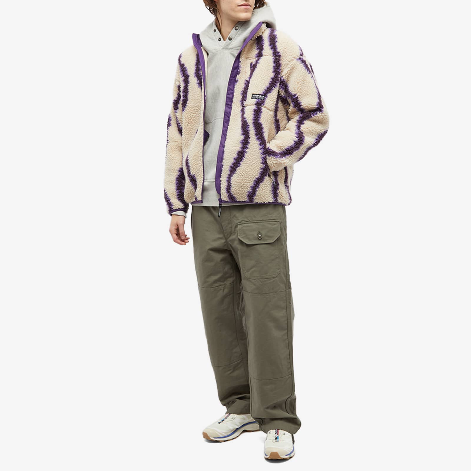 Gramicci Sherpa Fleece Jacket - Natural Swirl