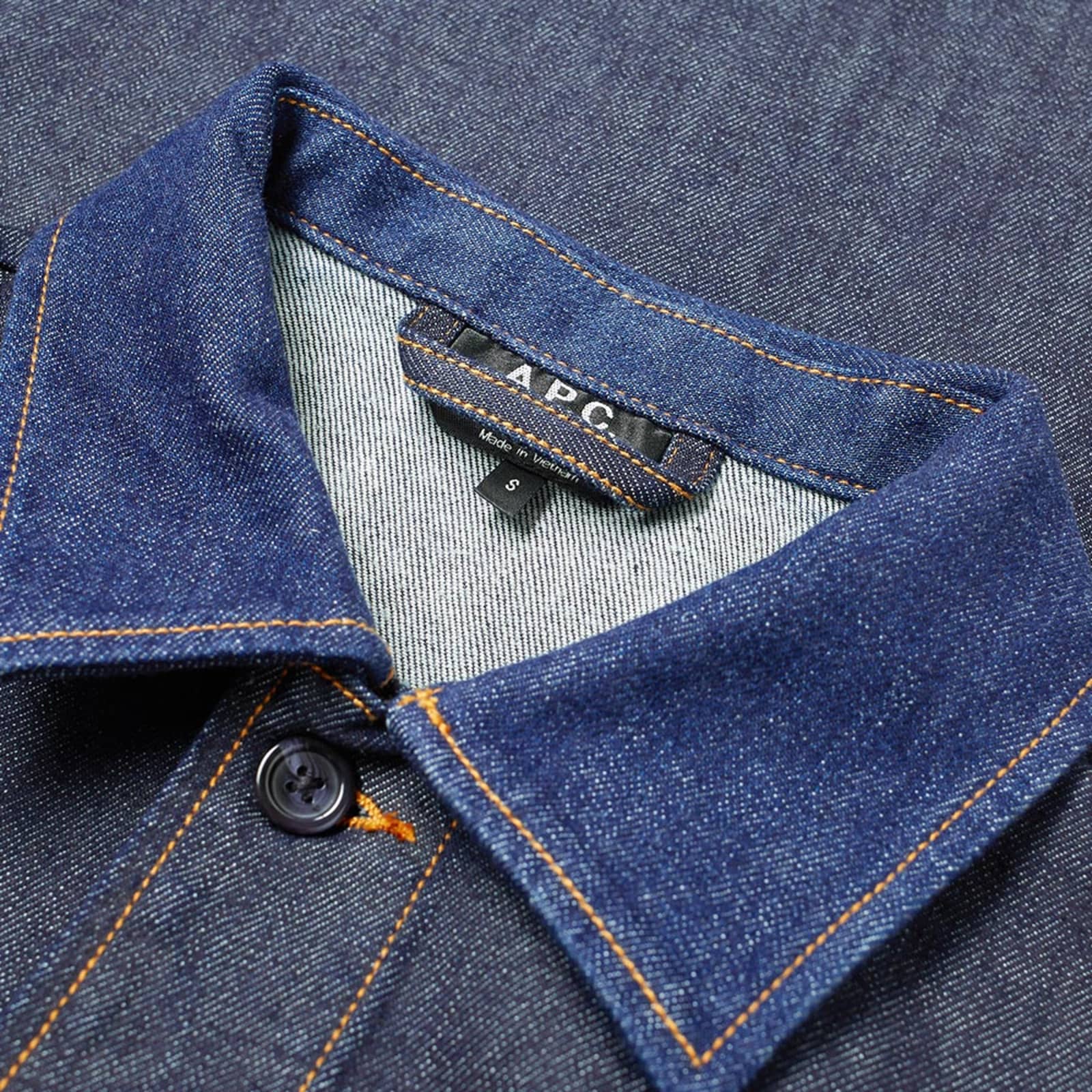 A.P.C. Mathis Denim Chore Jacket Indigo Delave END.