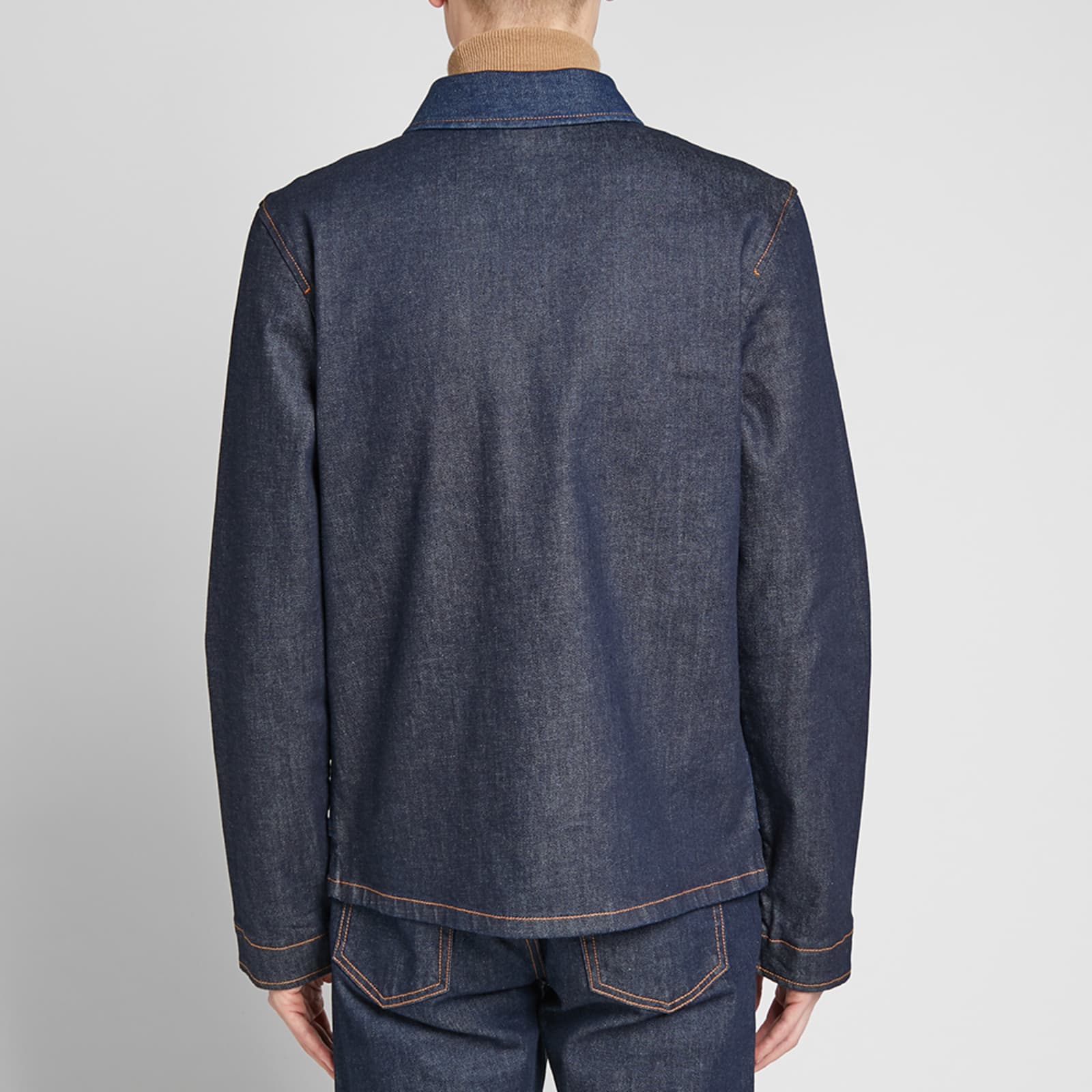 A.P.C. Mathis Denim Chore Jacket Indigo Delave END.