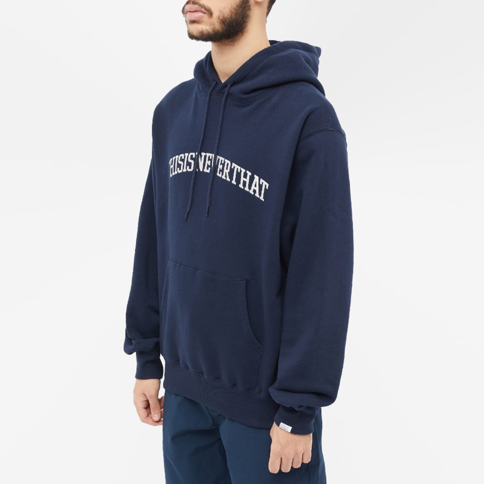 thisisneverthat ArchLogo Pop Over Hoodie Navy END. (Global)