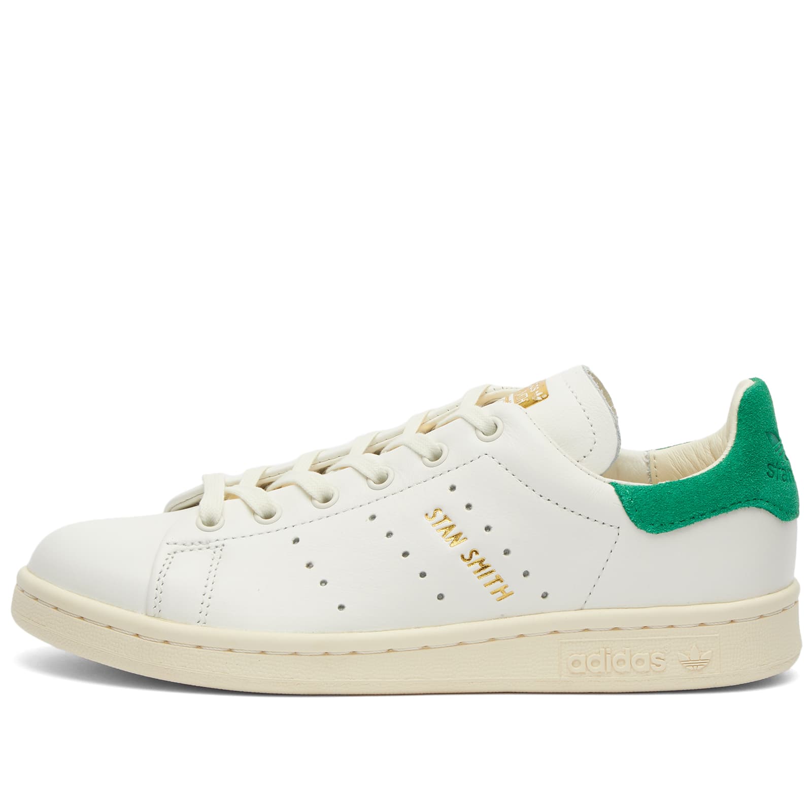 Adidas Stan Smith Lux - Cloud White, Cream White & Green