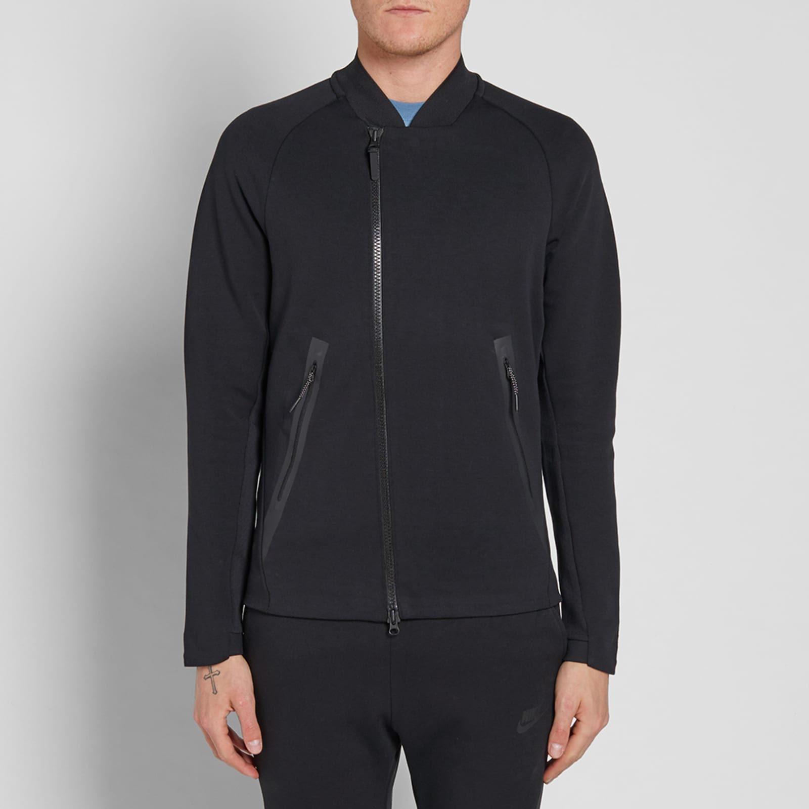 Nike Tech Fleece Jacket Black END.