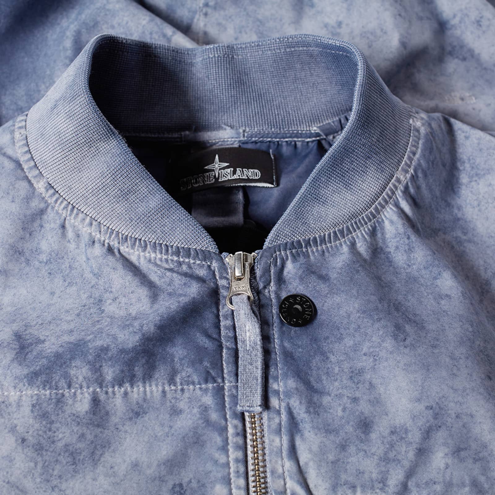 Stone Island Shadow Project Garment Dyed Bomber Jacket Grey END.