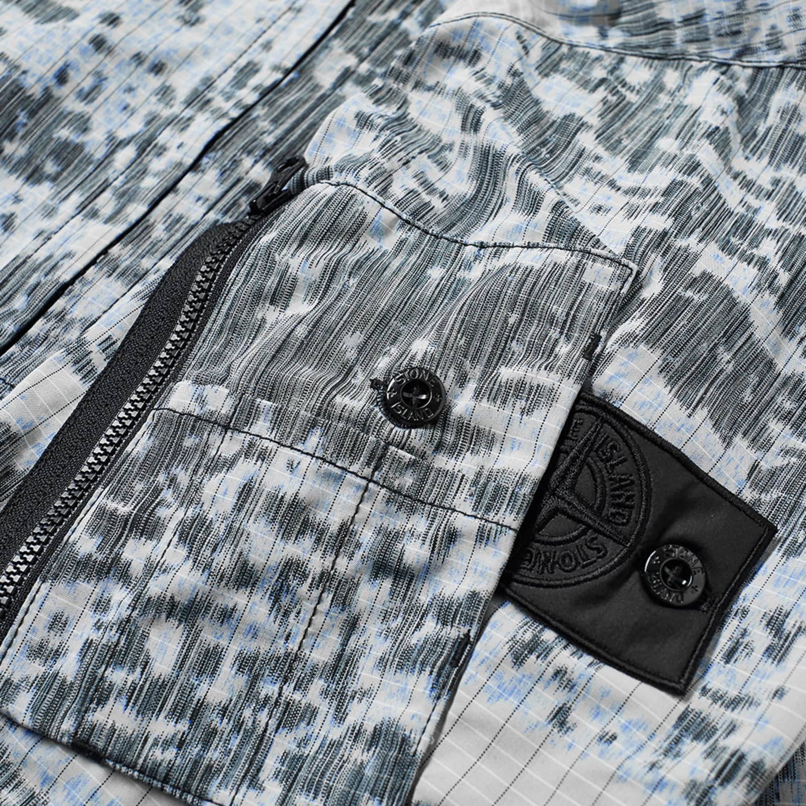 Stone Island Shadow Project DPM Marl Zip Bomber Jacket Grey END. (US)