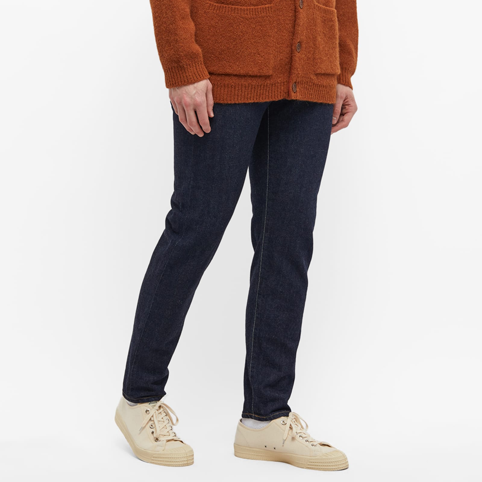 Edwin Regular Tapered Jeans Red Selvedge Jeans Blue Rinsed END. (KR)