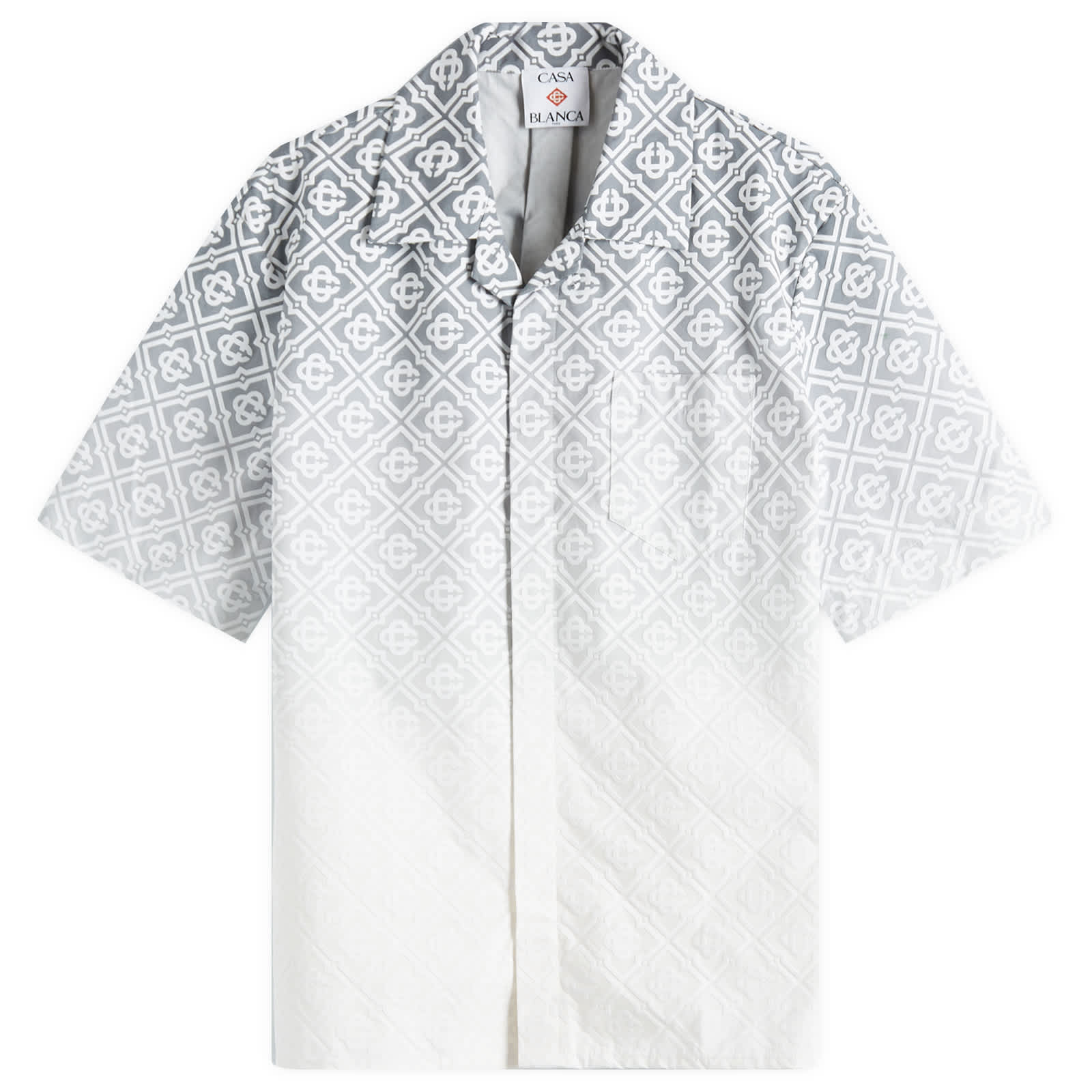 Casablanca Monogram Vacation Shirt - Grey Gradient