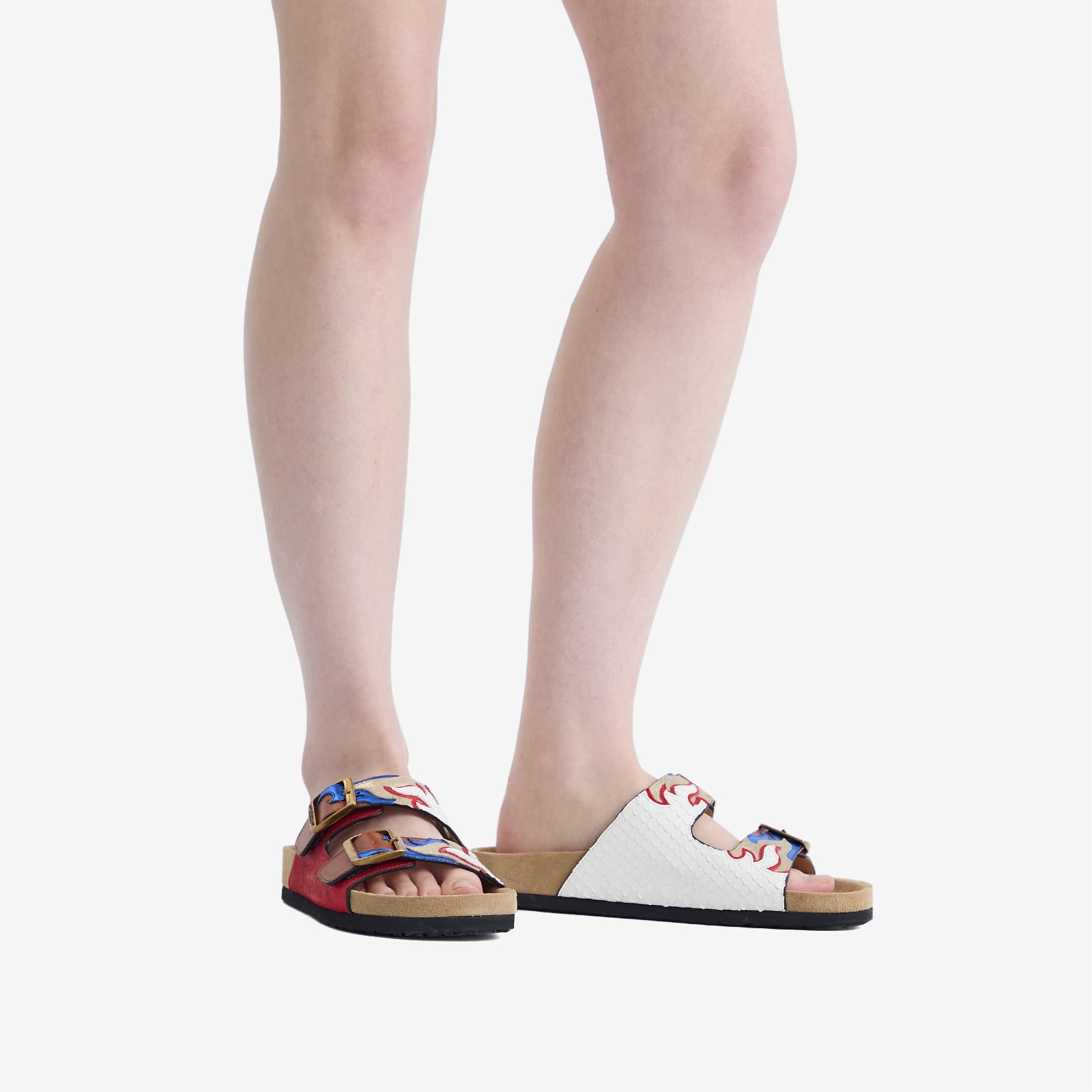 Isabel Marant Étoile Lelik Flame Buckle Sandal - Multicolor