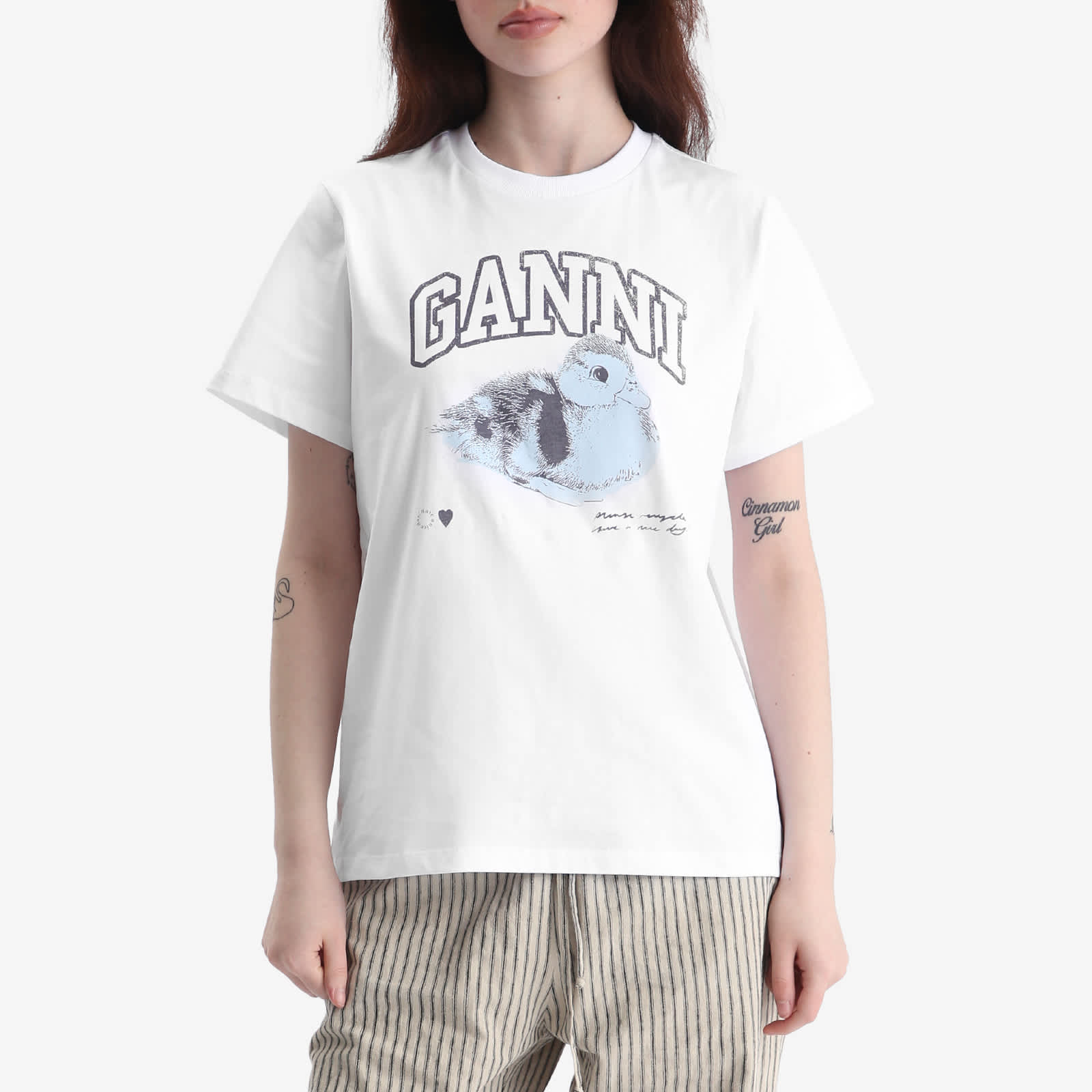 GANNI Duckie Relaxed T-Shirt