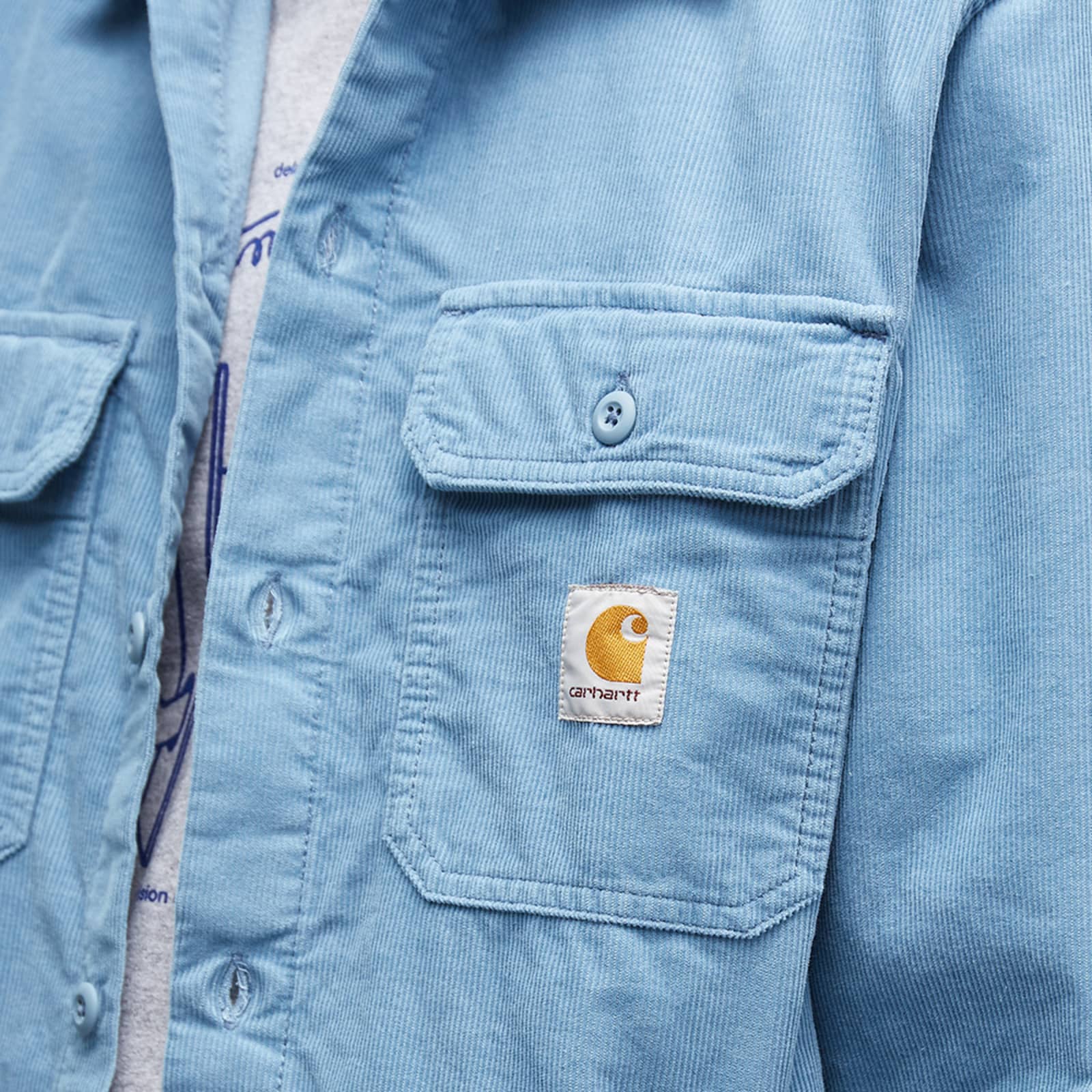 Carhartt WIP Dixon Corduroy Shirt Jacket Icy Water | END.