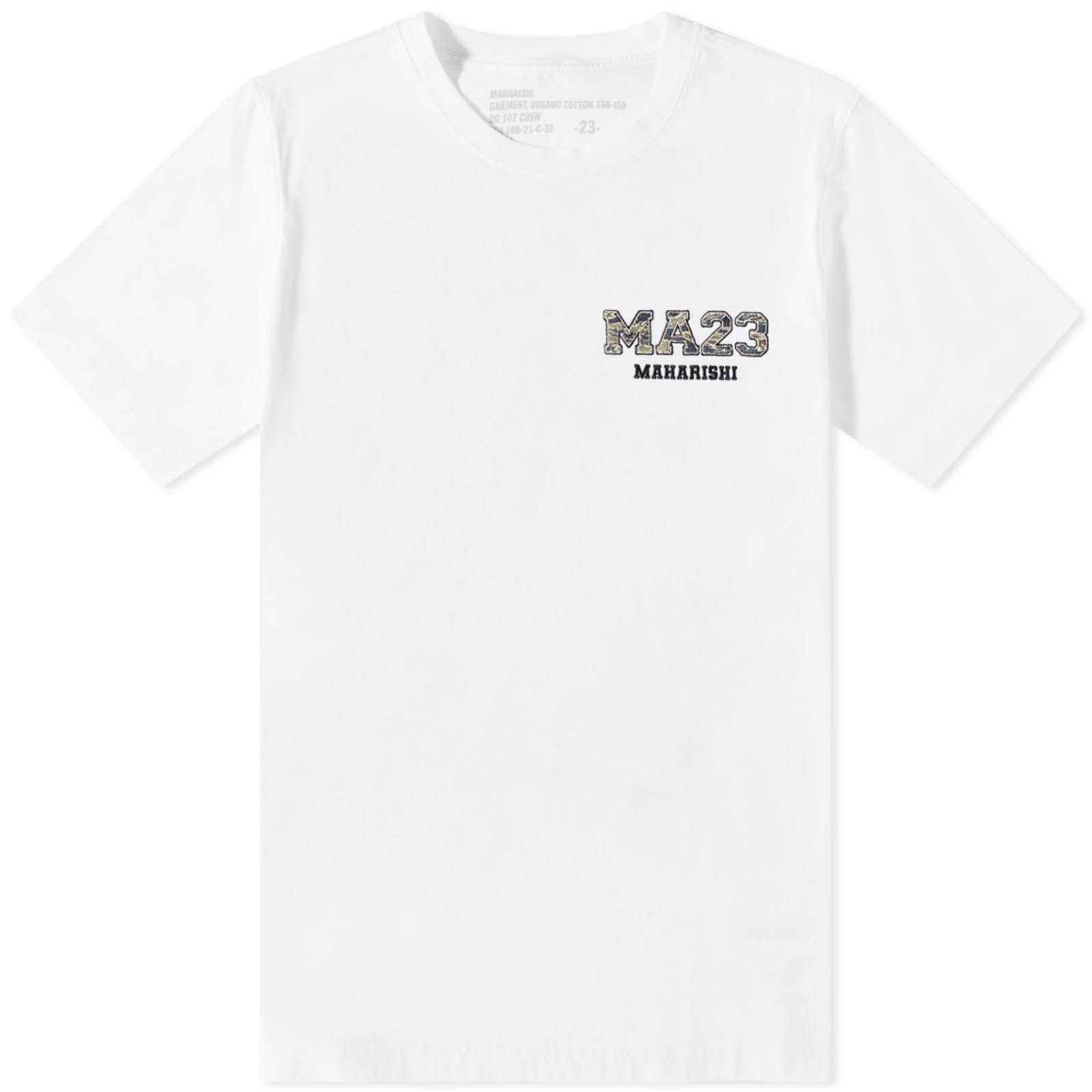 Maharishi MA23 Embroidered TShirt White END. (UK)