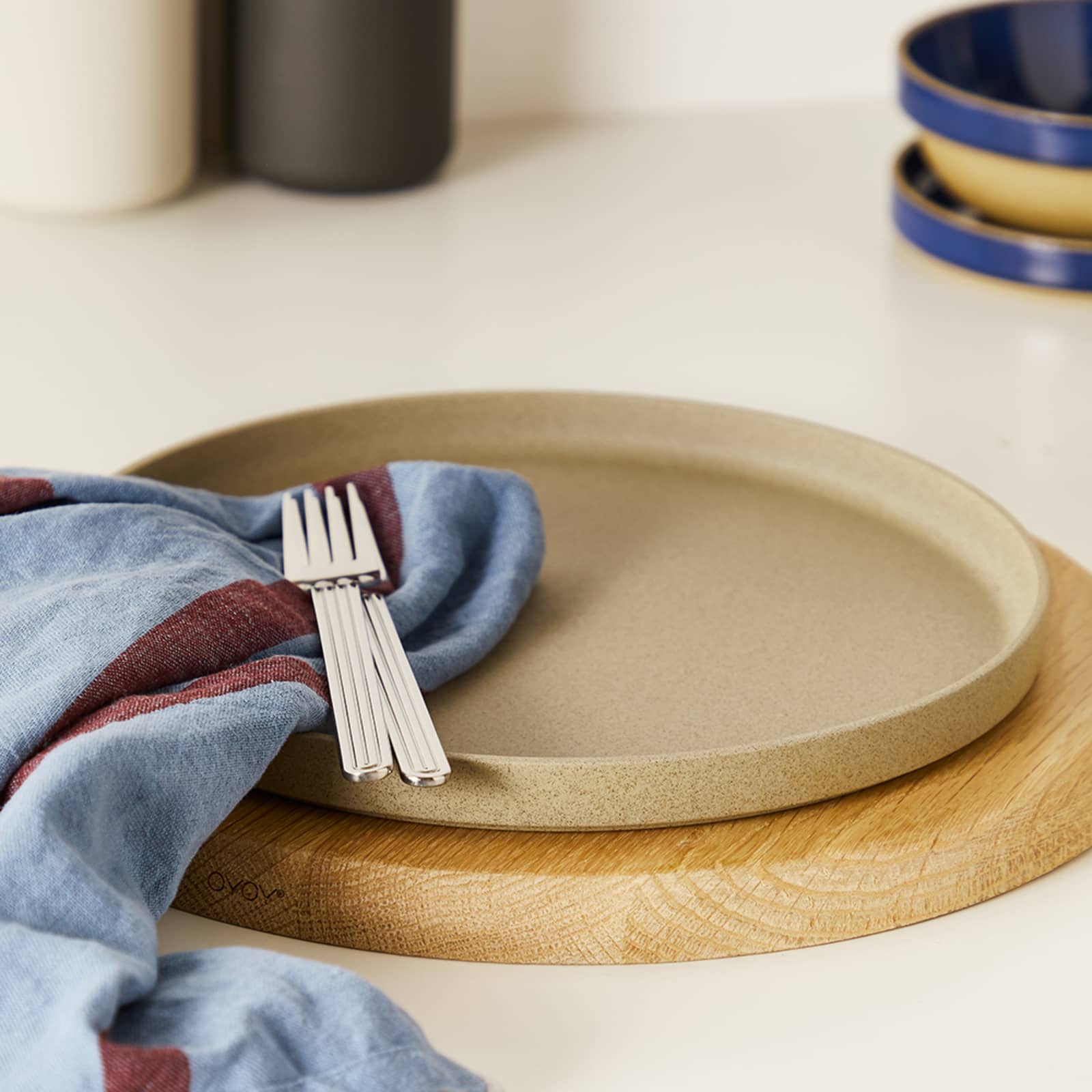 Hasami Porcelain Dinner Plate Natural END.