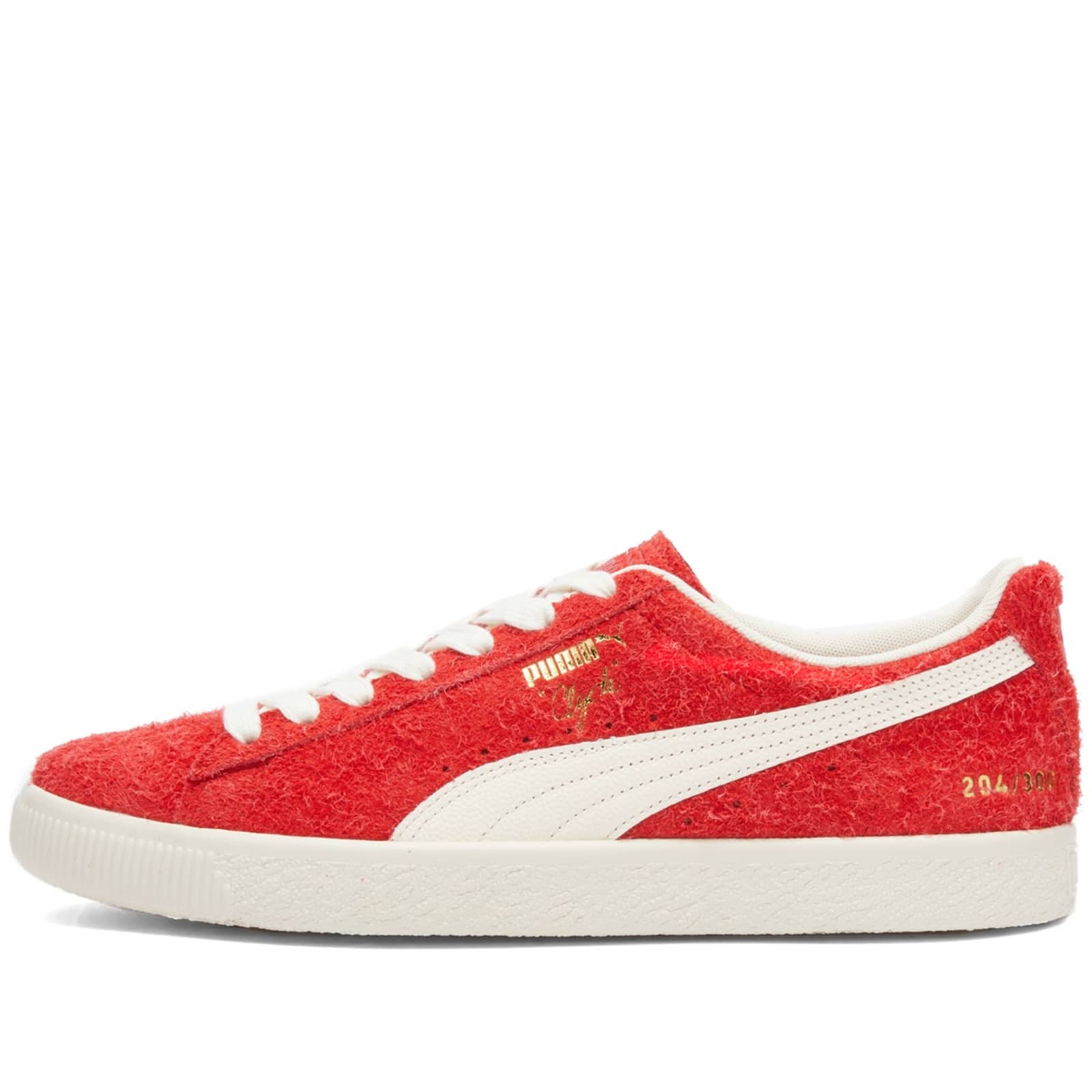 END. x Puma Clyde OG For All Time Red & Frosted Ivory END.