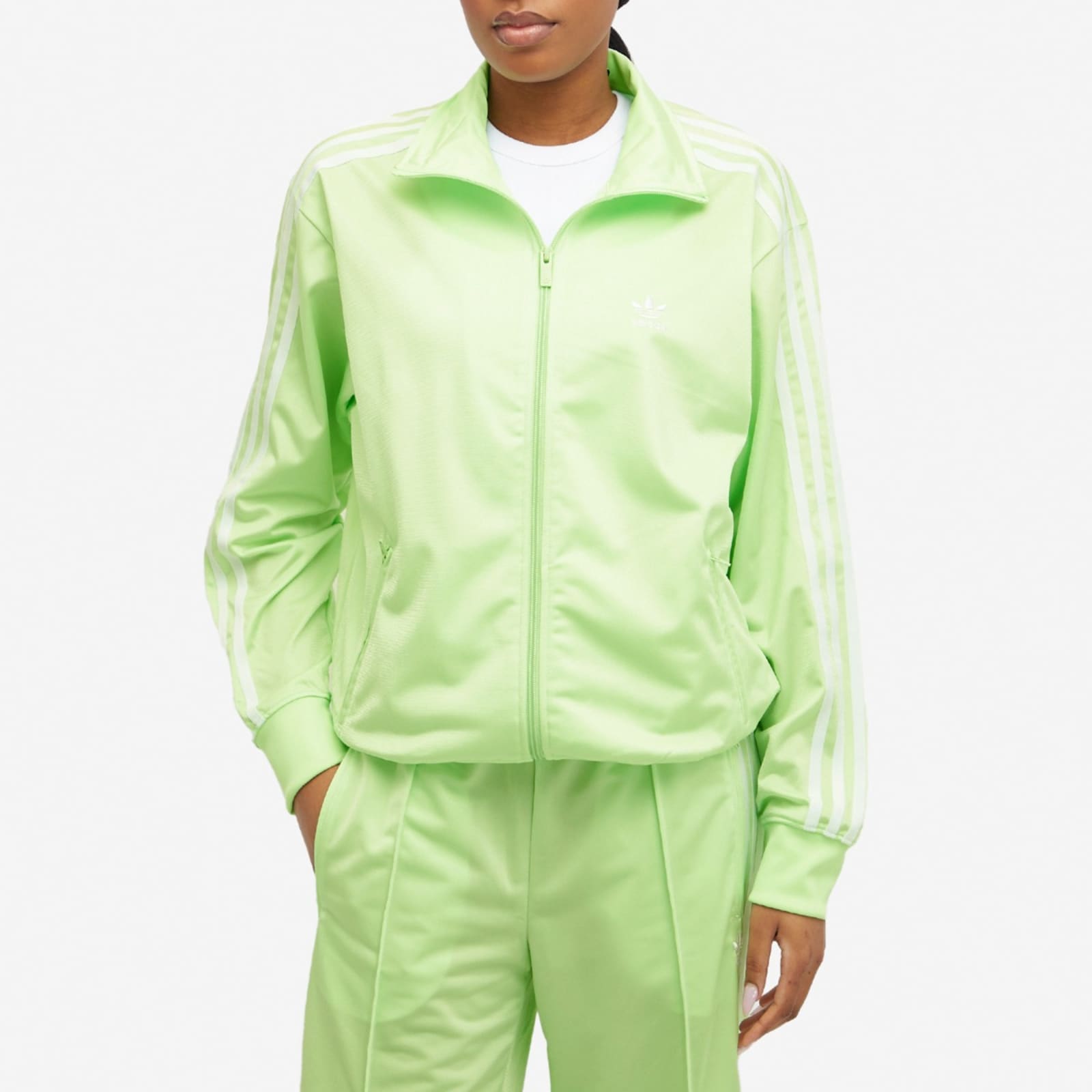 Adidas Firebird Track Top - Semi Green Spark