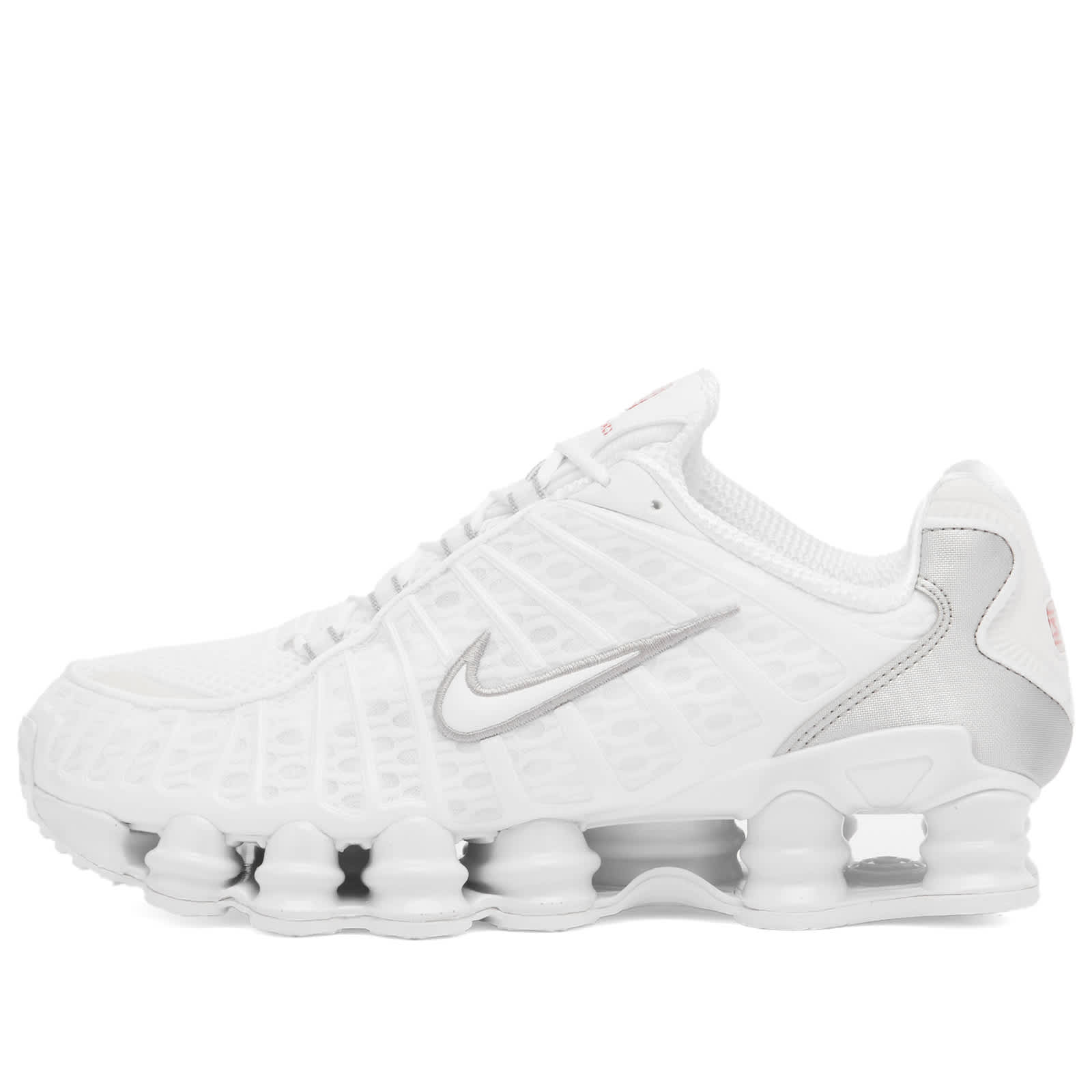 Nike Shox TL W Sneaker - White & Metallic Silver