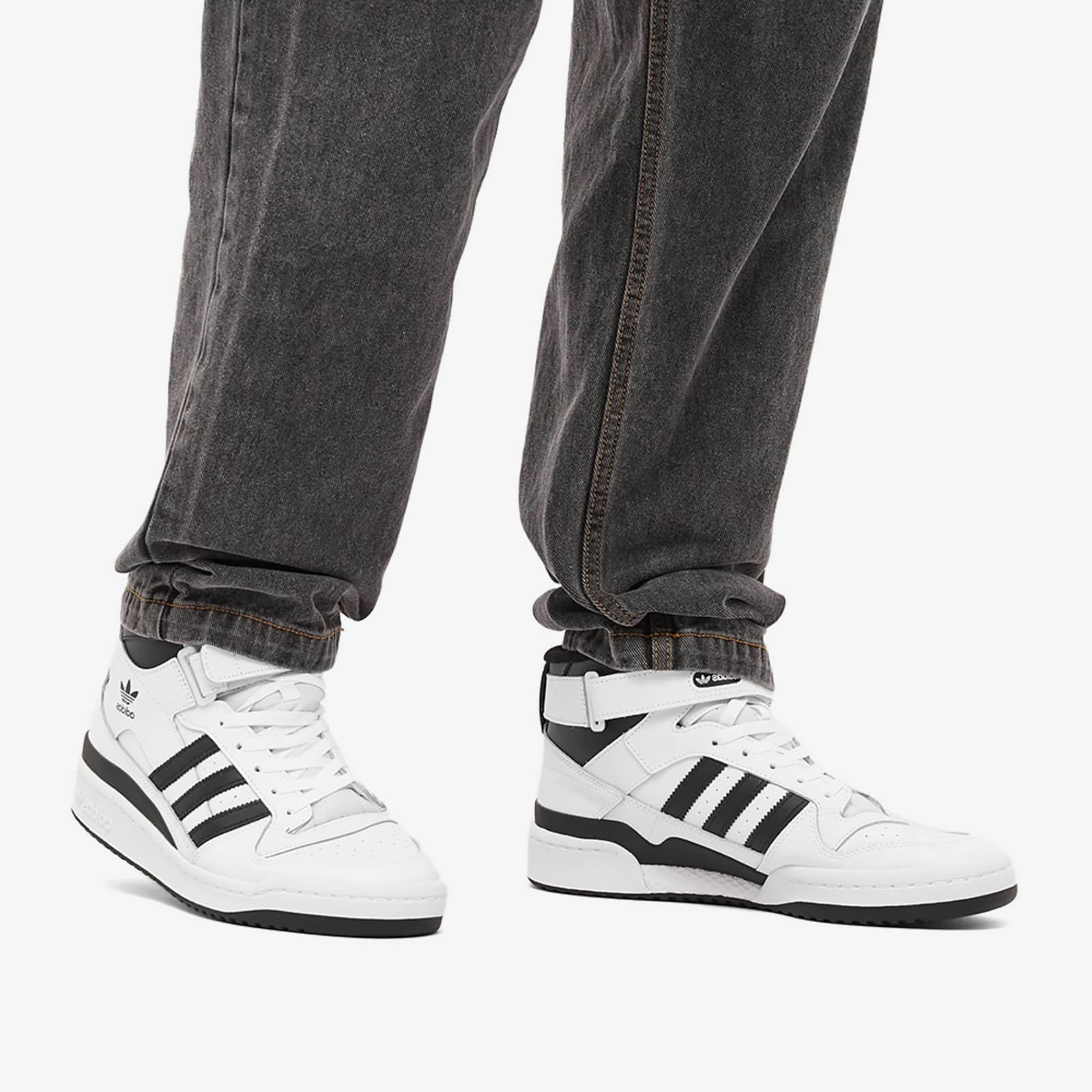 Adidas Forum Mid White & Core Black | END. (US)