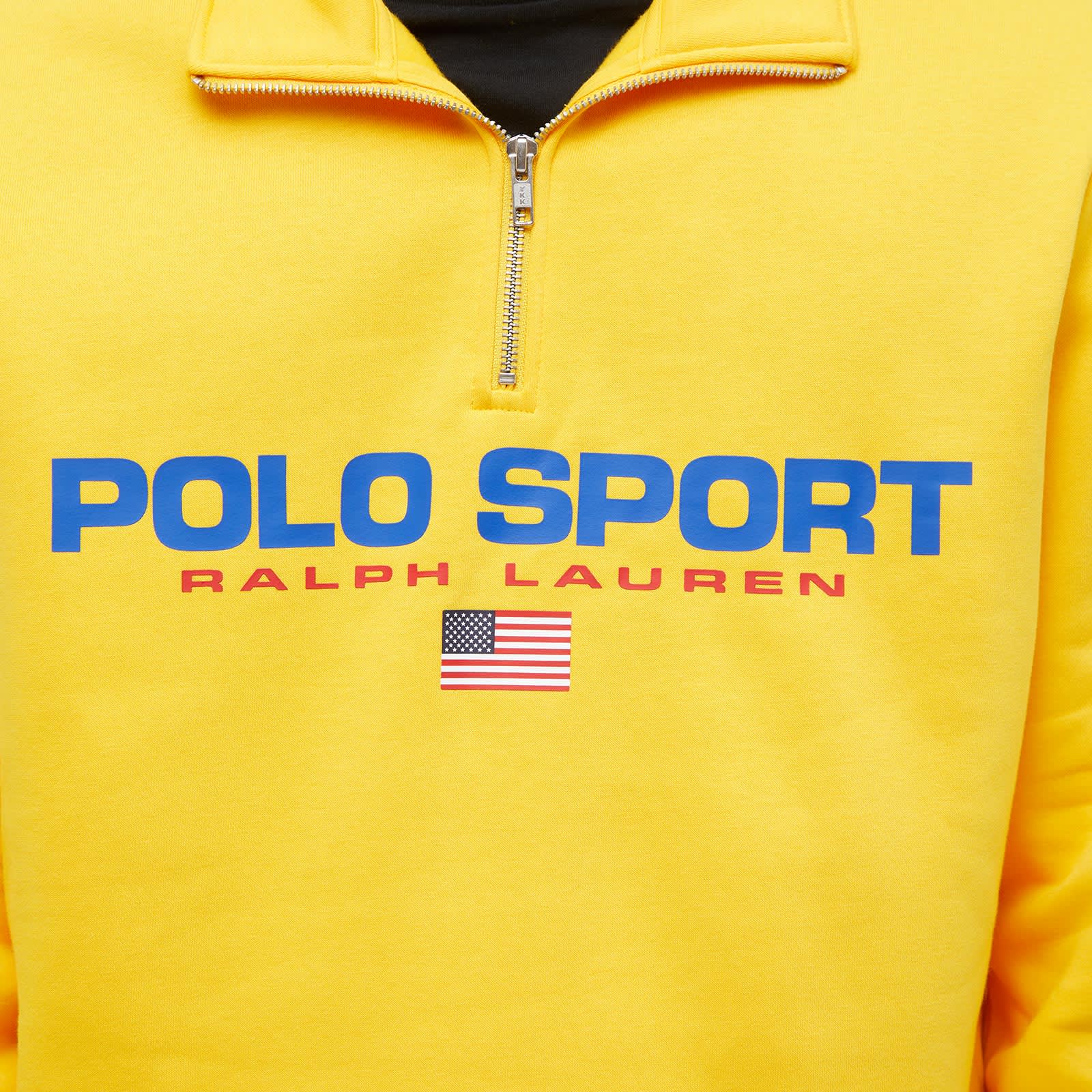 Polo Ralph Lauren Polo Sport Quarter Zip Coast Guard Yellow END. (DK)