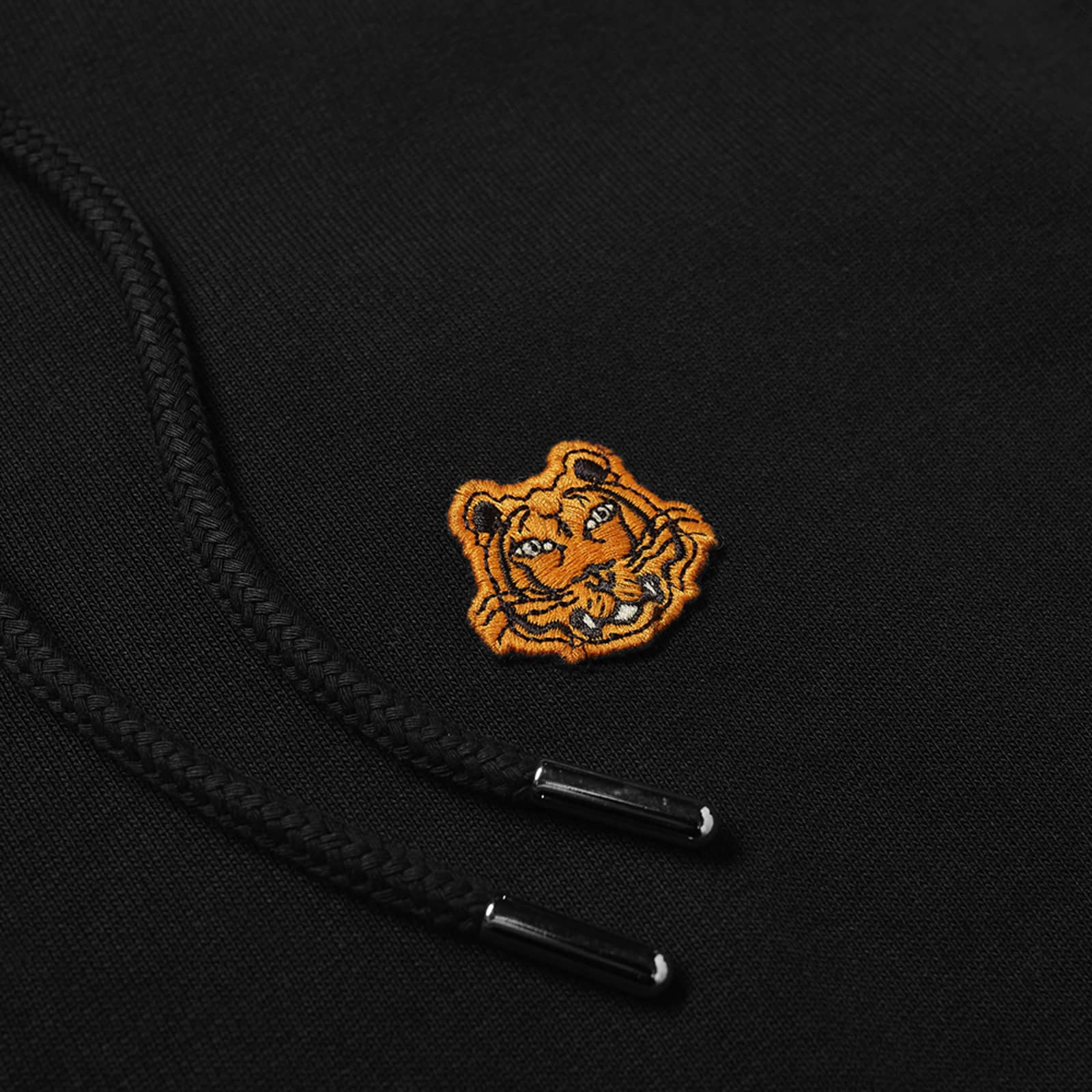 Kenzo black zip up hoodie clearance